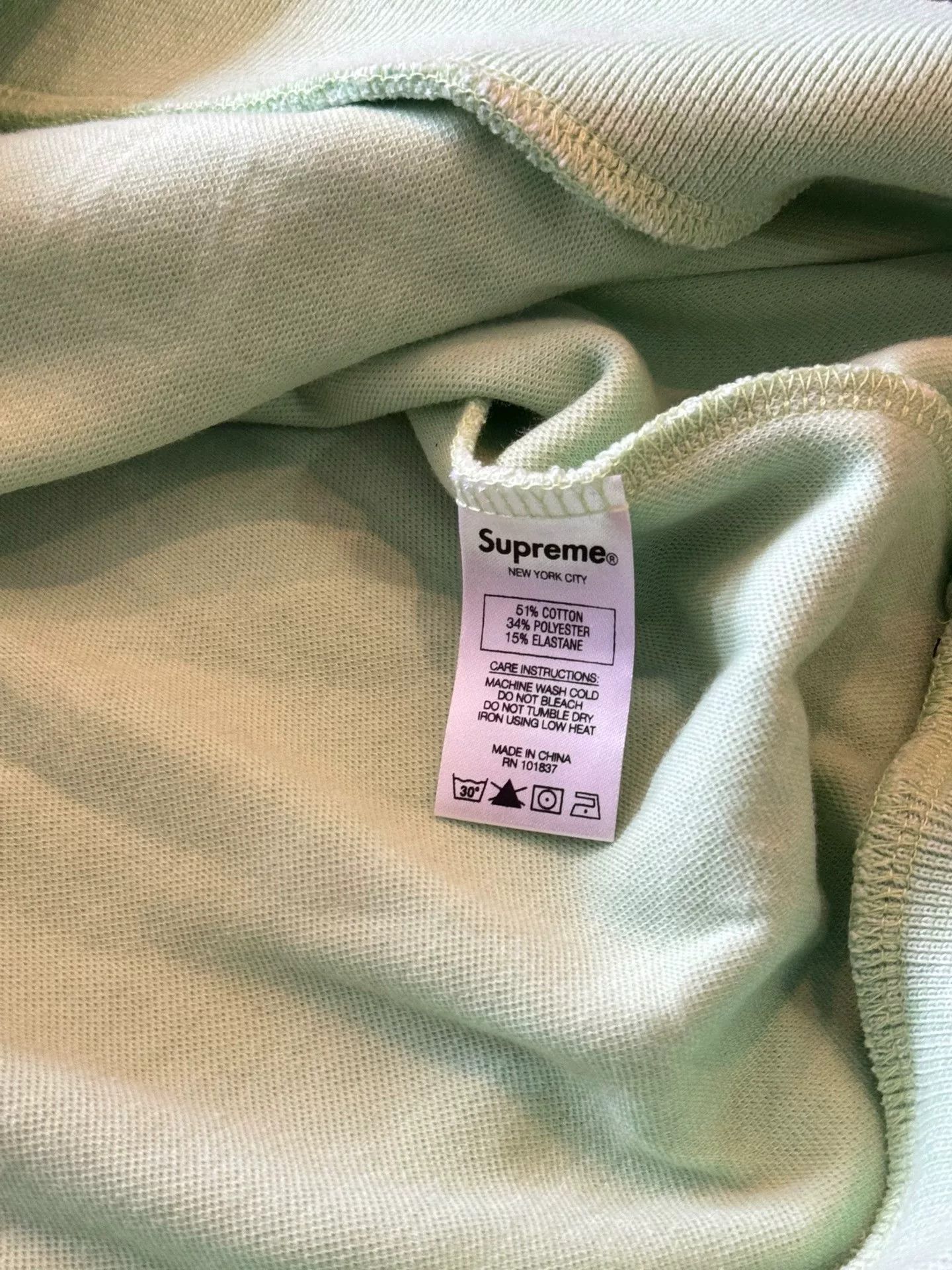 Supreme Supreme Green Pullover Sweatshirt Size US XL / EU 56 / 4 - 4 Thumbnail