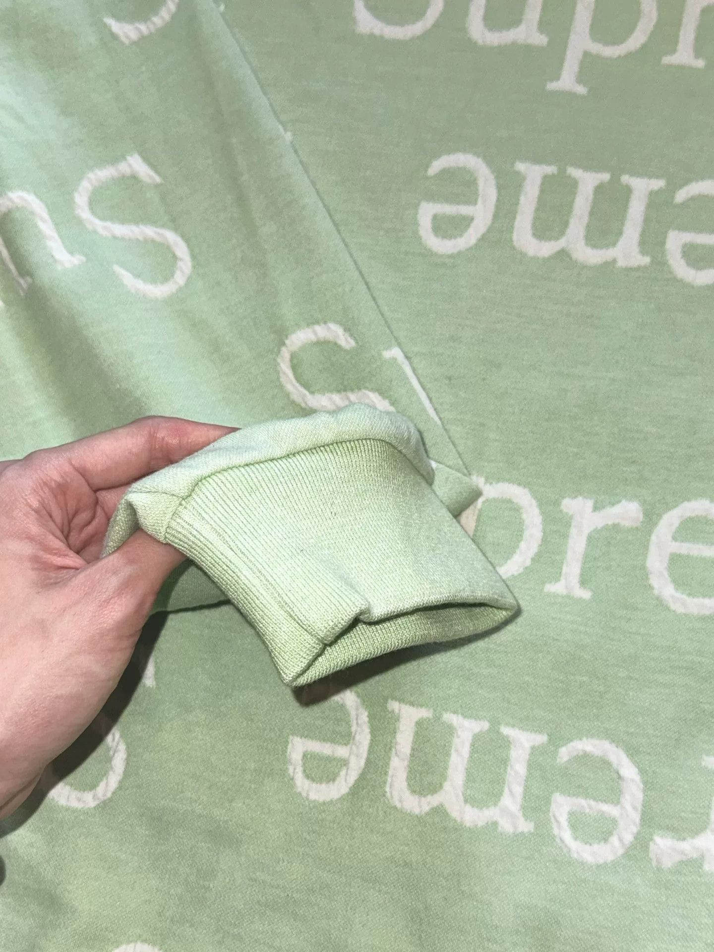 Supreme Supreme Green Pullover Sweatshirt Size US XL / EU 56 / 4 - 6 Thumbnail