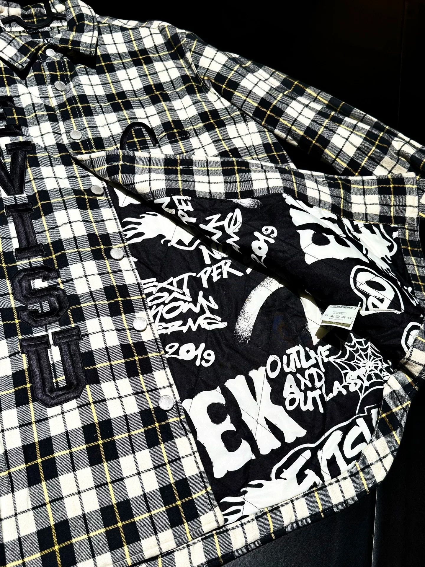 Evisu Evisu Embroidered Shirt Fleece Jacket Size US M / EU 48-50 / 2 - 5 Thumbnail