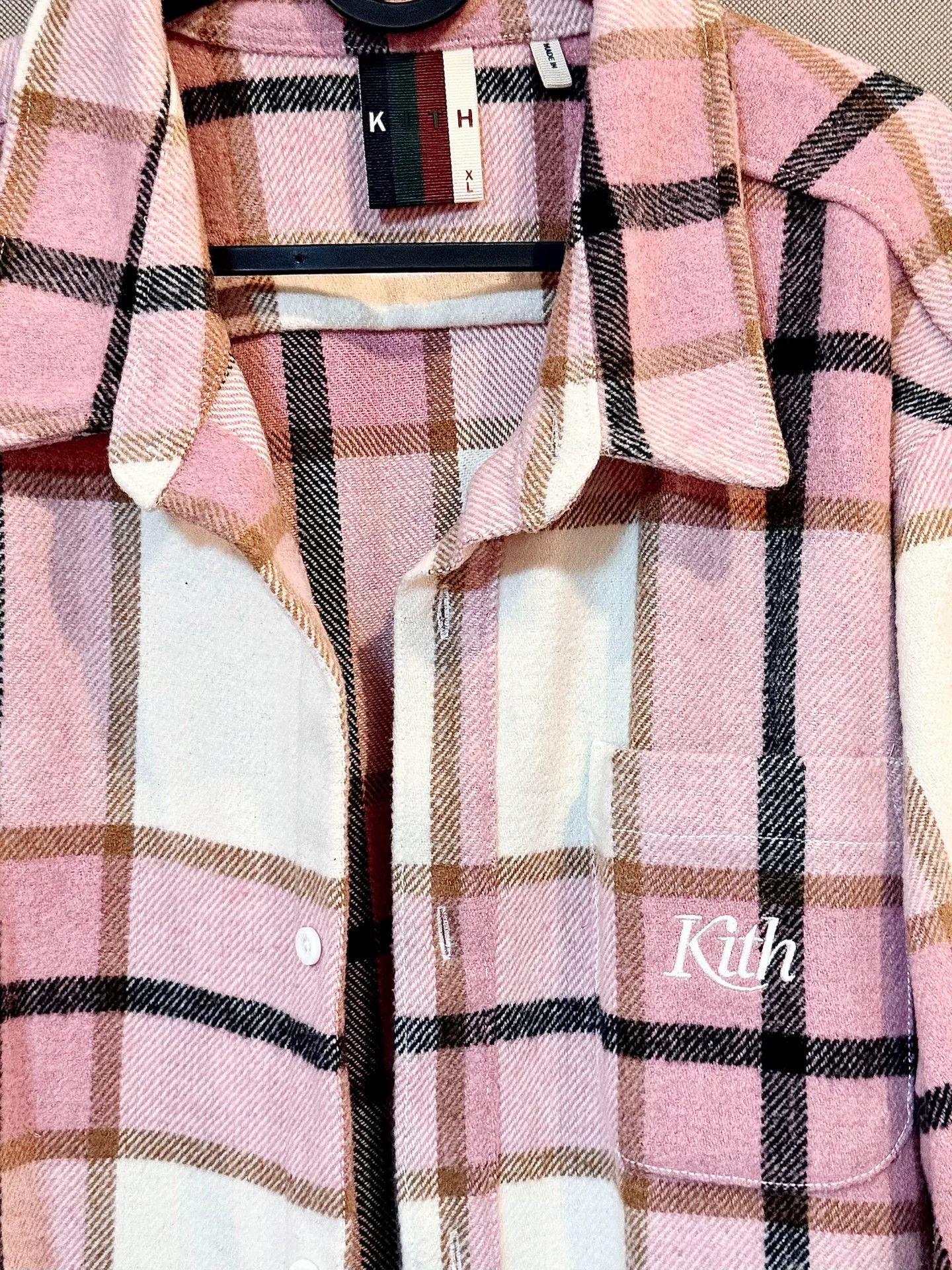 Kith KITH NYC OG Pink Plaid Wool Shirt Size US L / EU 52-54 / 3 - 3 Thumbnail