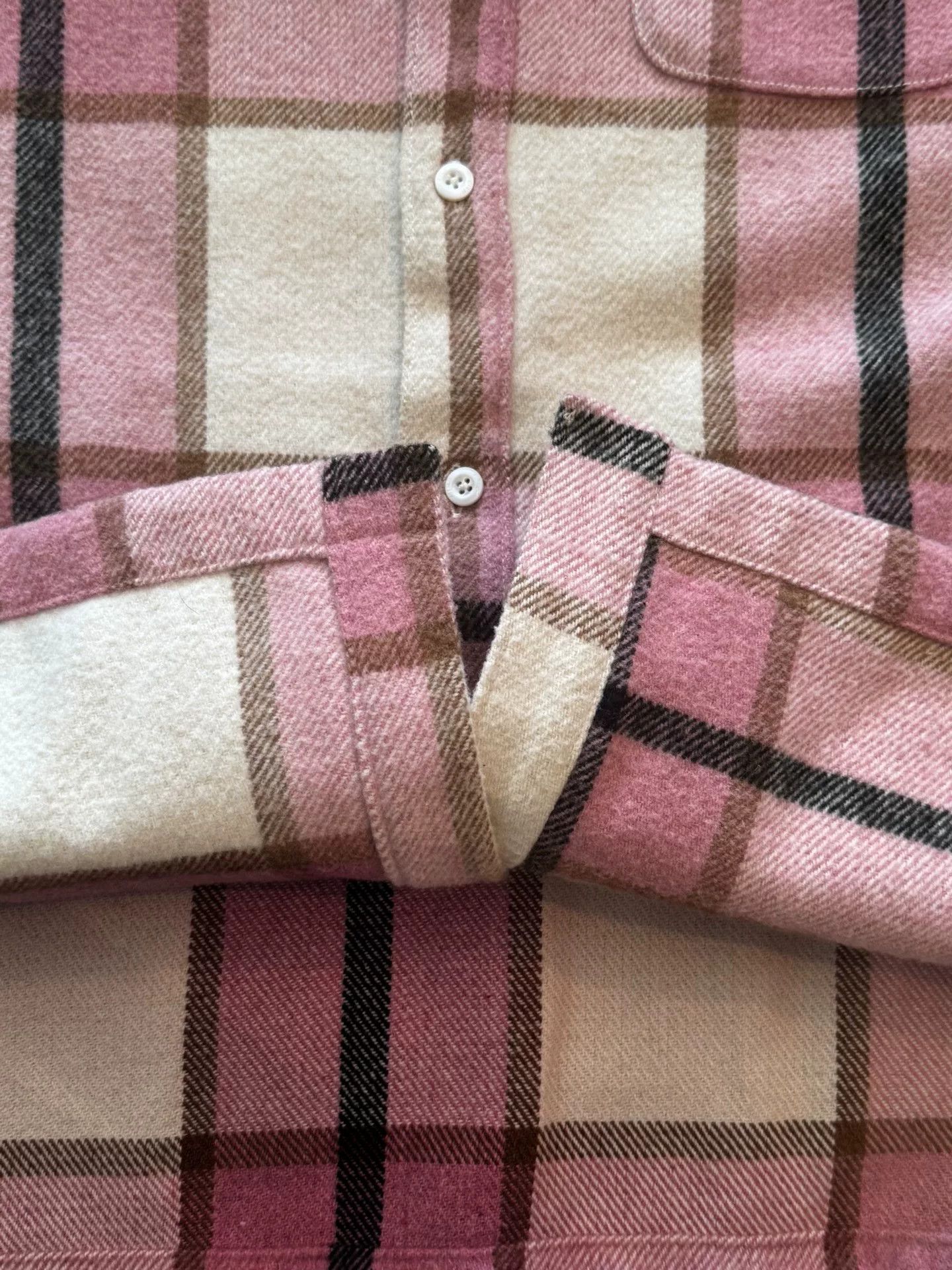 Kith KITH NYC OG Pink Plaid Wool Shirt Size US L / EU 52-54 / 3 - 6 Thumbnail