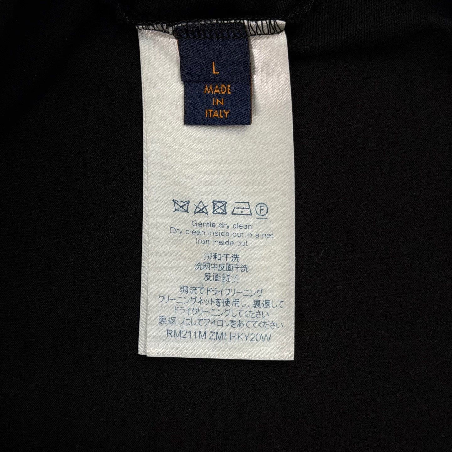 Louis Vuitton LV Multi-Element Gesture Logo Black T-Shirt Size US L / EU 52-54 / 3 - 7 Thumbnail