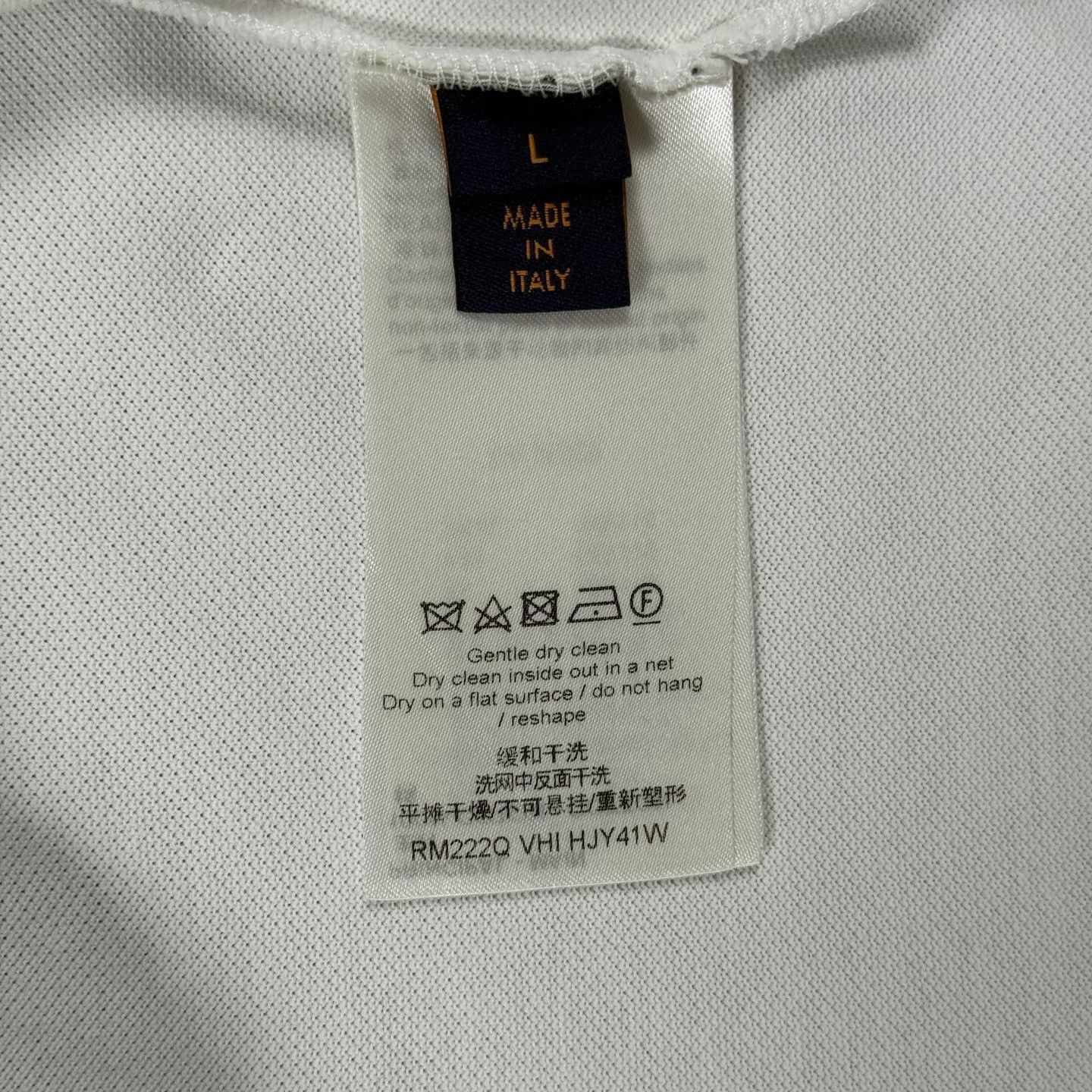 Louis Vuitton LV White Checkerboard Polo Shirt Size US L / EU 52-54 / 3 - 4 Thumbnail