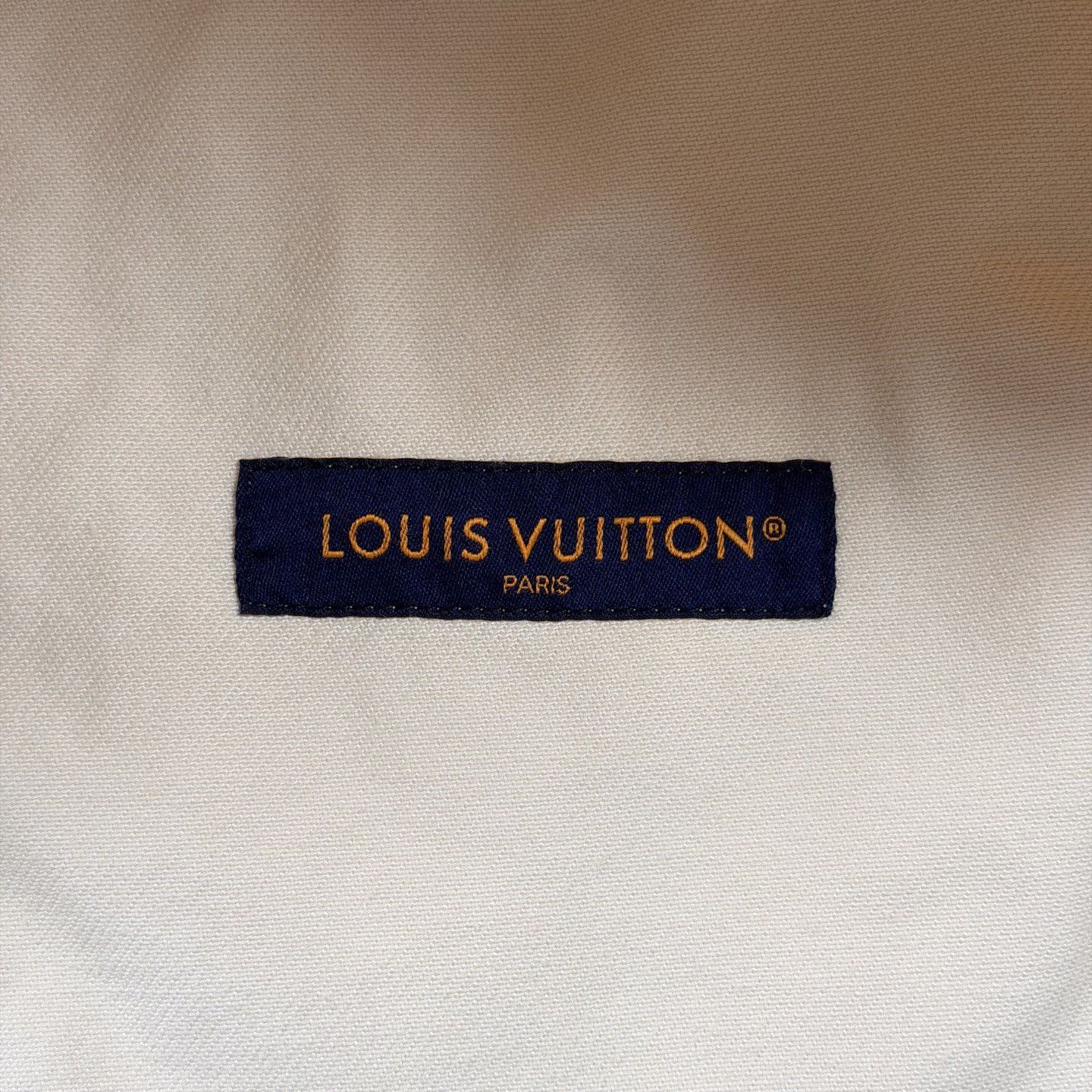 Louis Vuitton LV Beige Lumber Print Short Sleeve Shirt Size US M / EU 48-50 / 2 - 3 Thumbnail