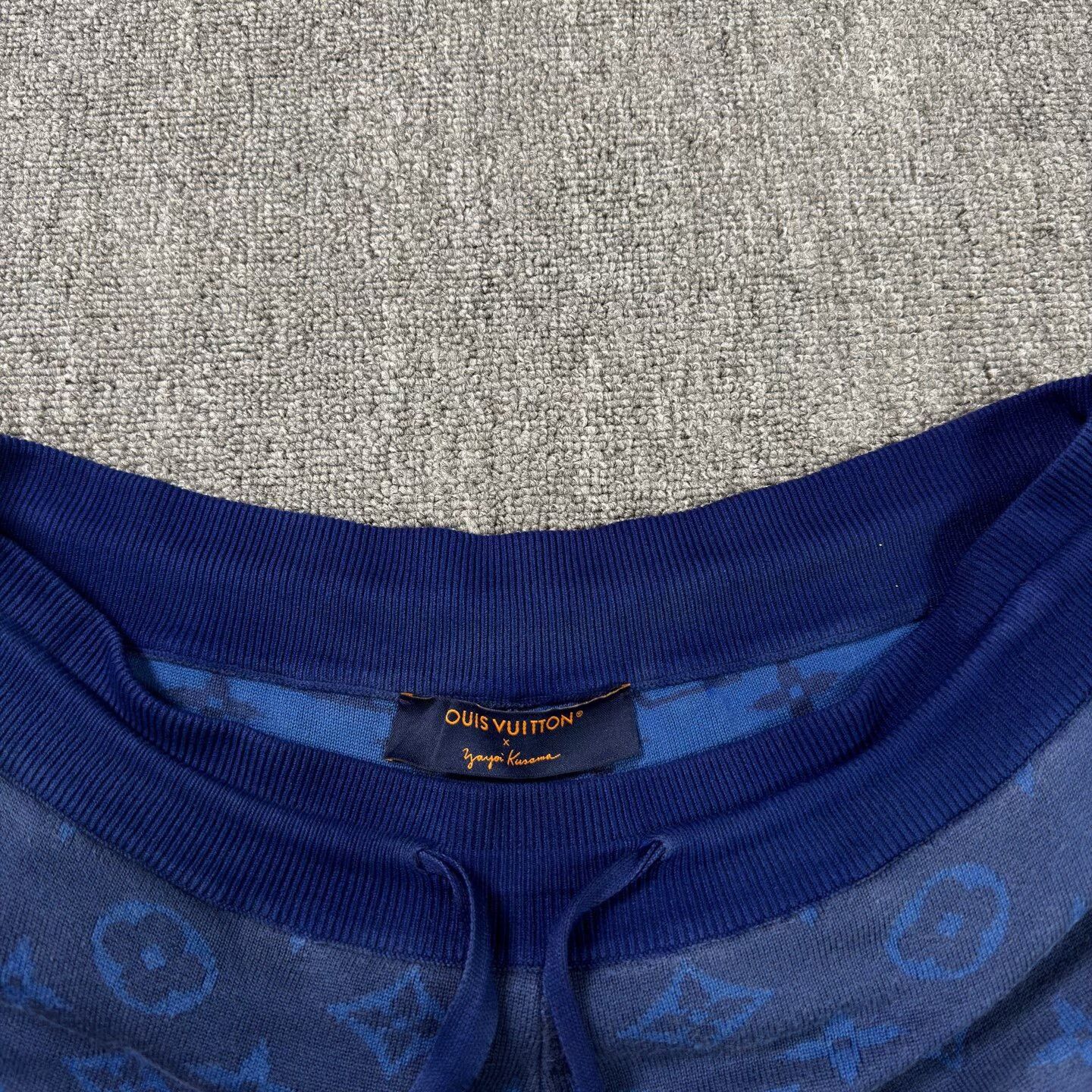Louis Vuitton LV Yayoi Kusama All-Over Logo Blue Shorts Size US 28 / EU 44 - 3 Thumbnail
