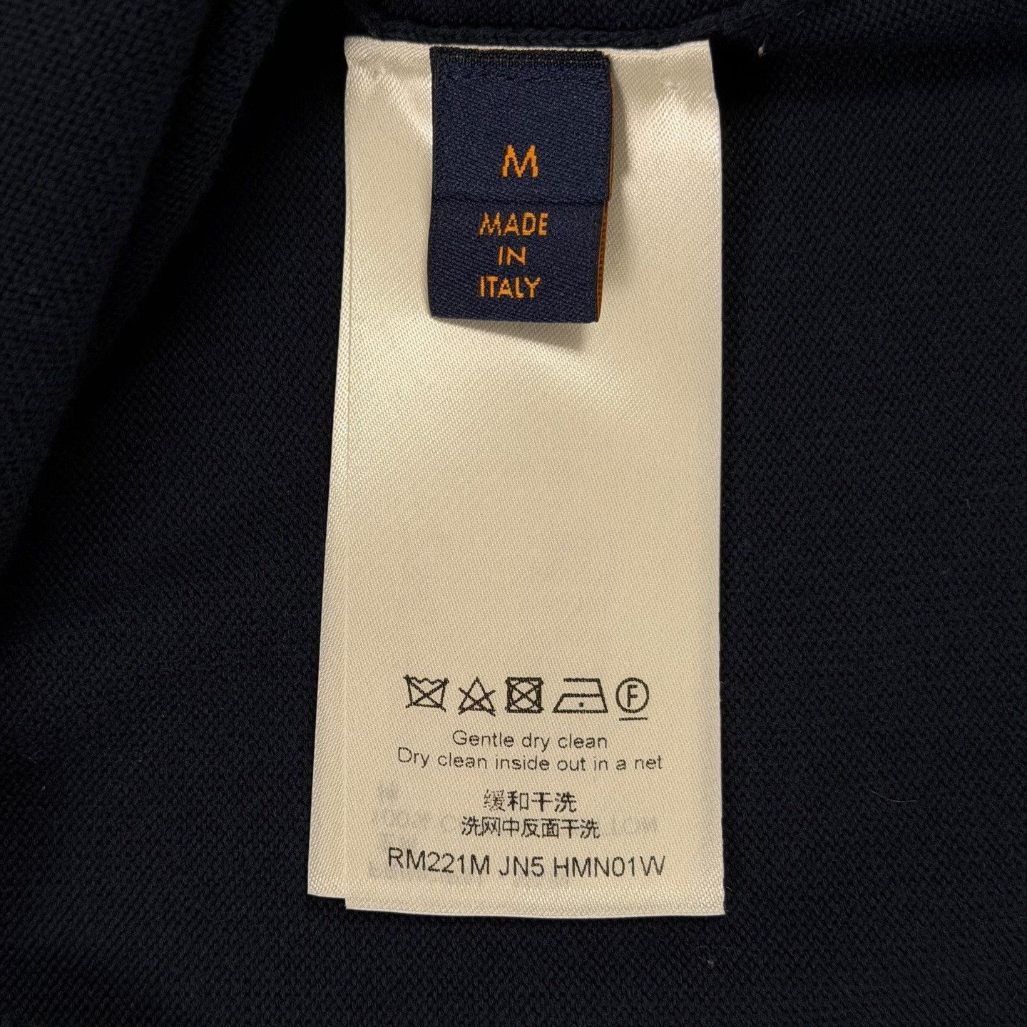 Nigo LV Nigo Heart Pattern Navy Knit Tee Size US M / EU 48-50 / 2 - 8 Thumbnail