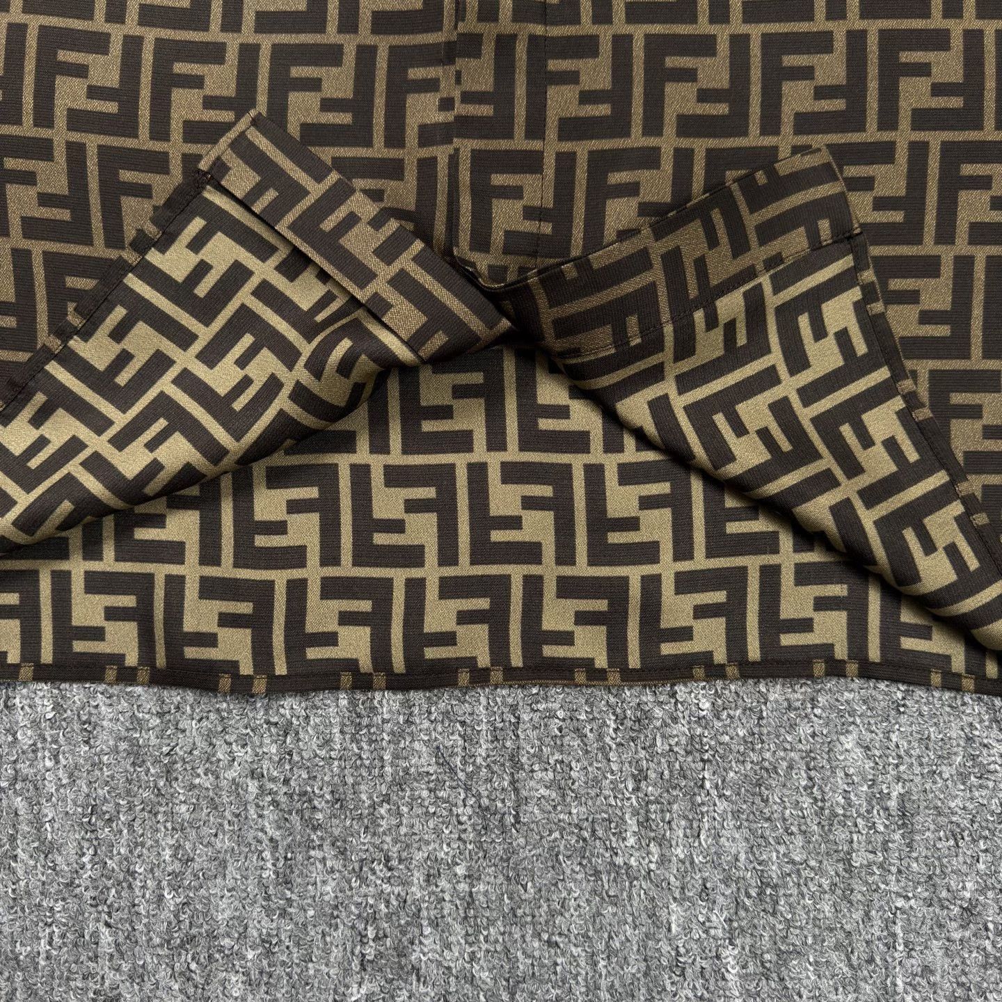 Fendi Fendi FF Print Short Sleeve Shirt Size US XXS / EU 40 - 7 Thumbnail