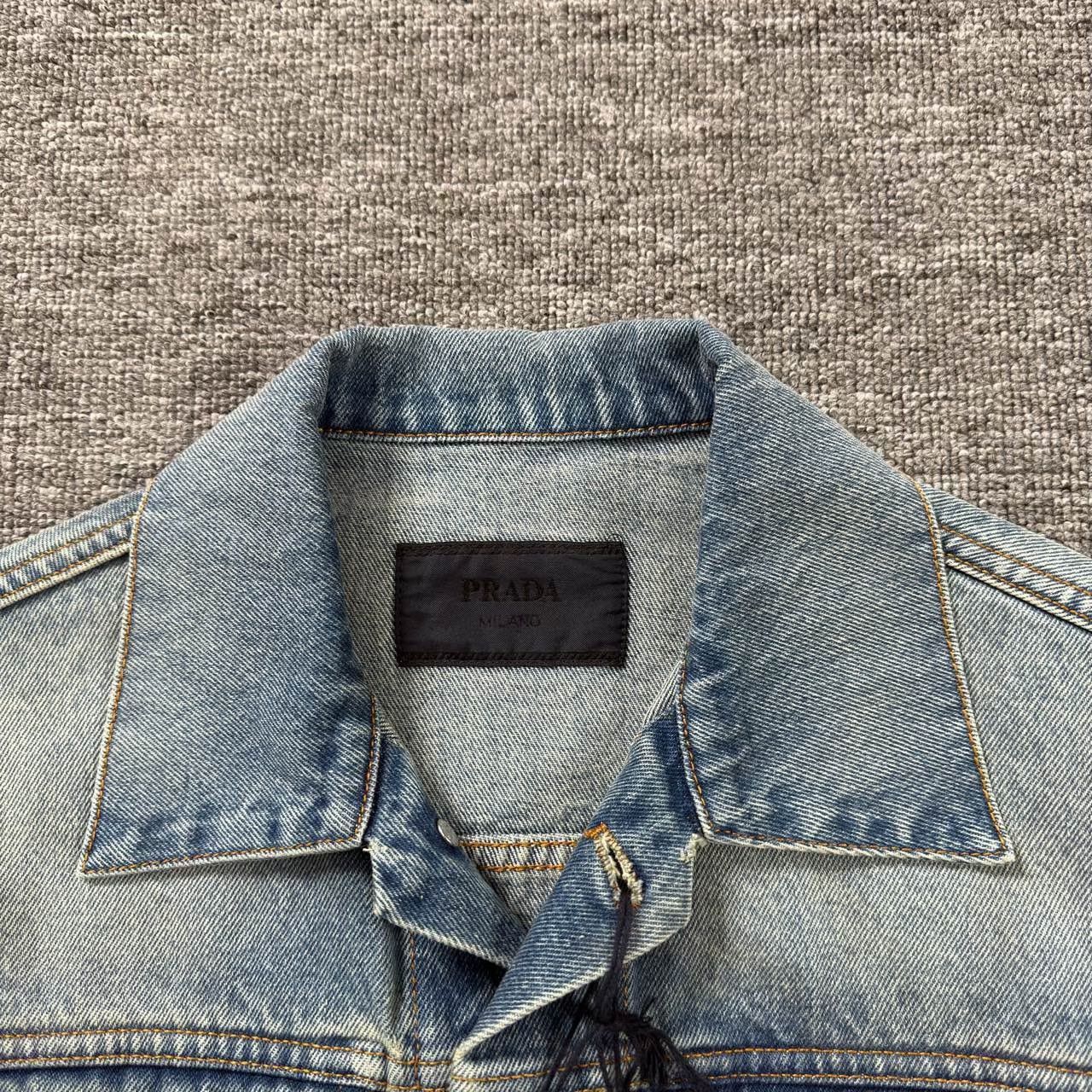 Prada Prada 2023 Blue Denim Jacket Size US S / EU 44-46 / 1 - 3 Thumbnail