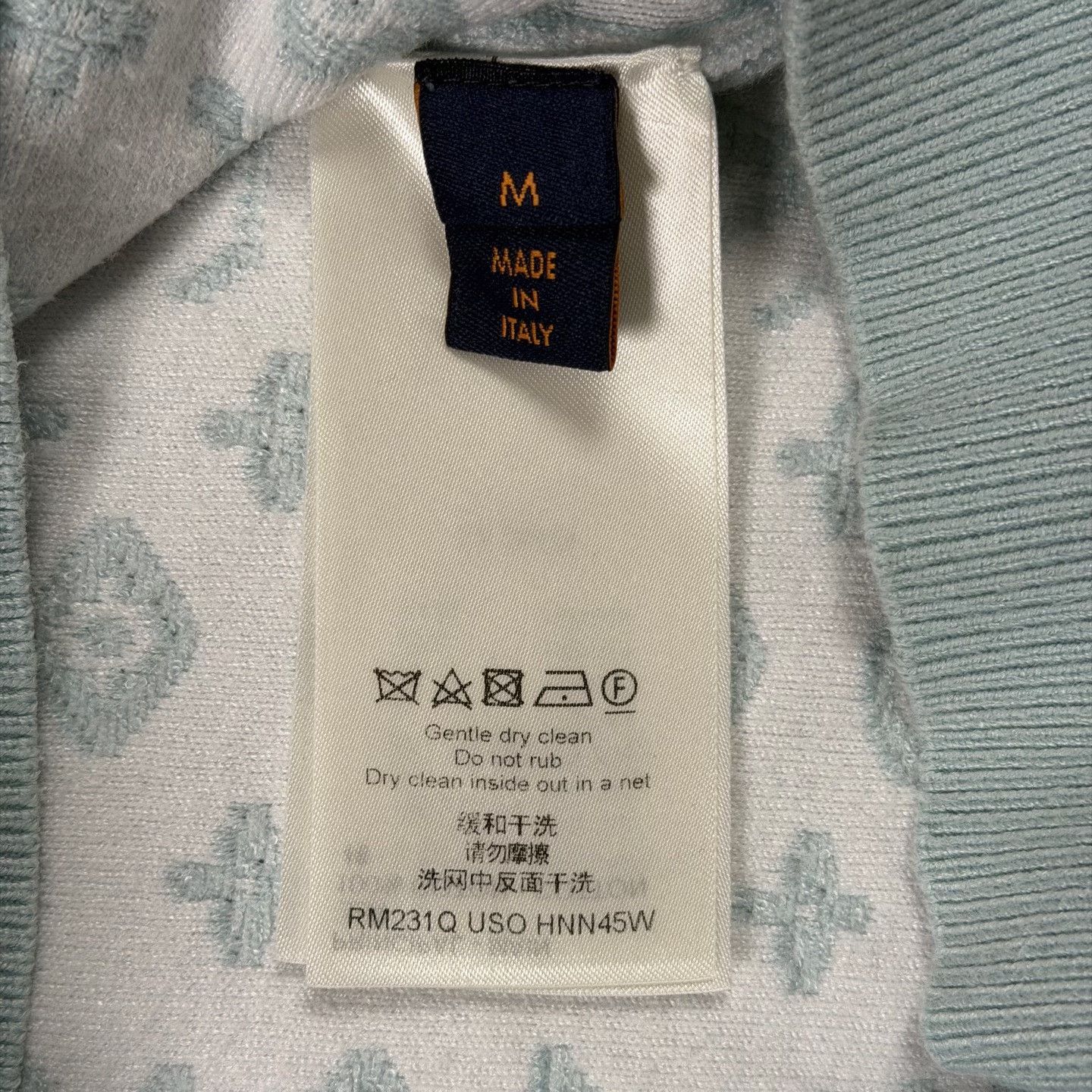 Louis Vuitton LV Fall Blue Gradient Printed Hoodie Size US M / EU 48-50 / 2 - 4 Thumbnail