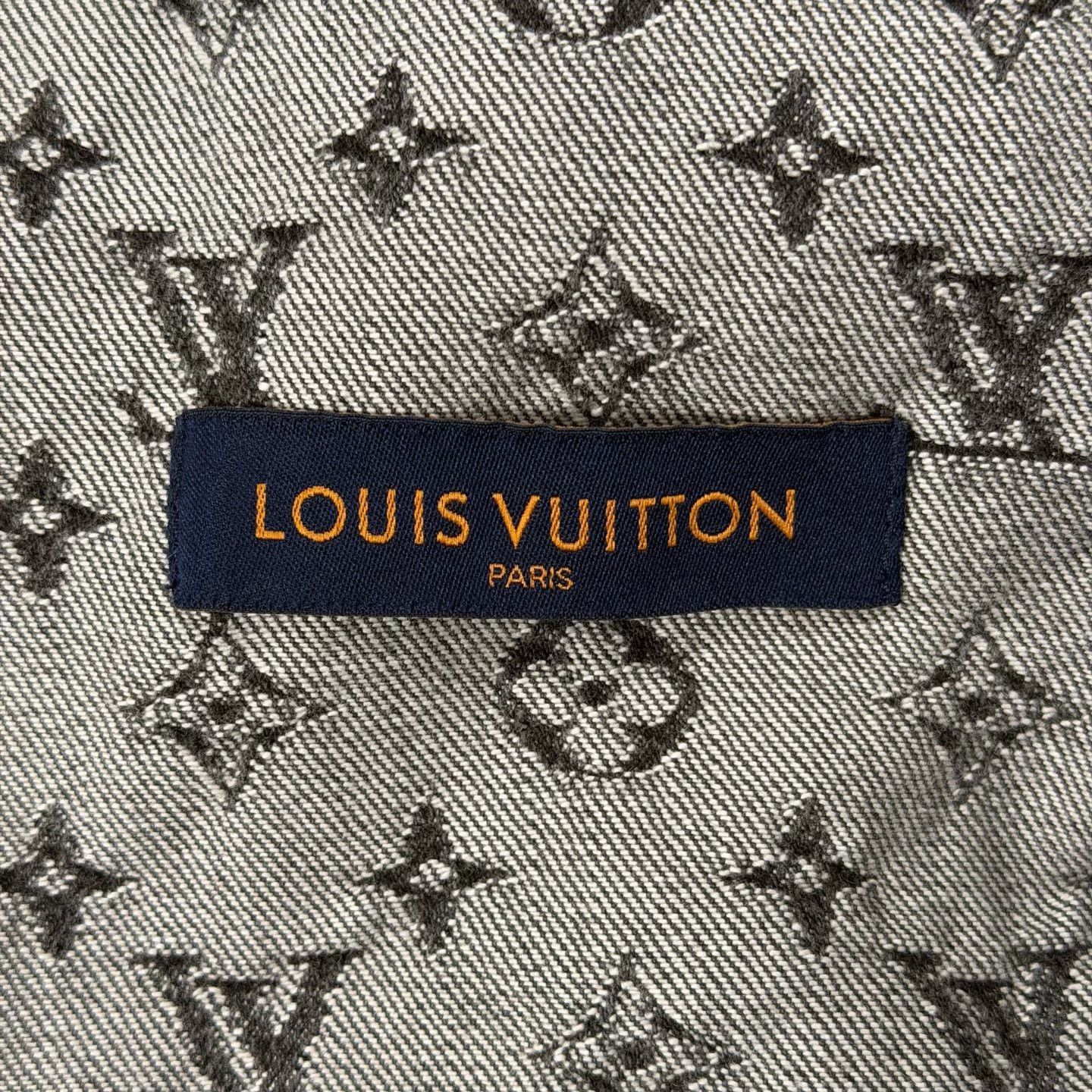 Louis Vuitton LV Nigo Collaboration Black Denim Jacket Size US M / EU 48-50 / 2 - 3 Thumbnail