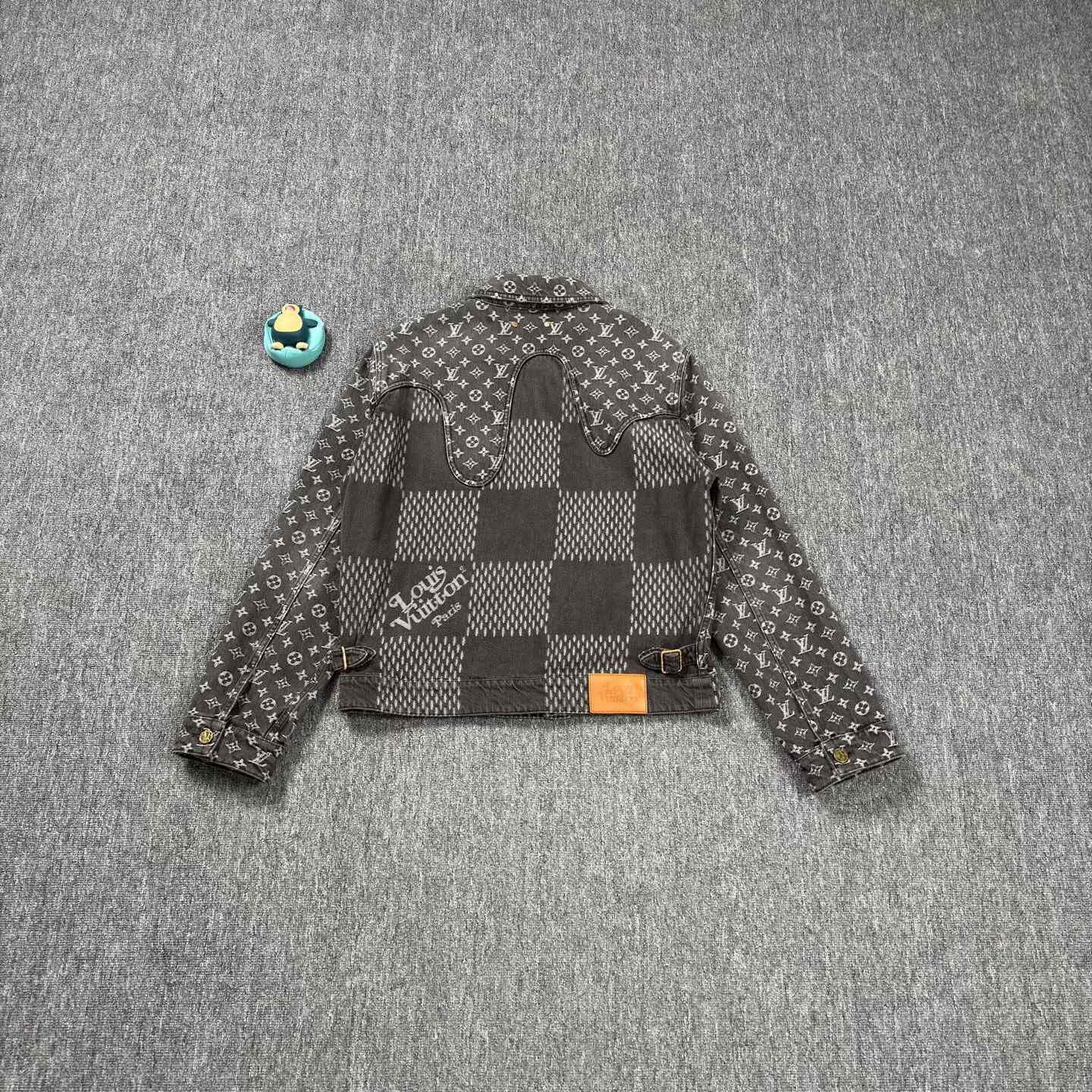 Louis Vuitton LV Nigo Collaboration Black Denim Jacket Size US M / EU 48-50 / 2 - 2 Thumbnail