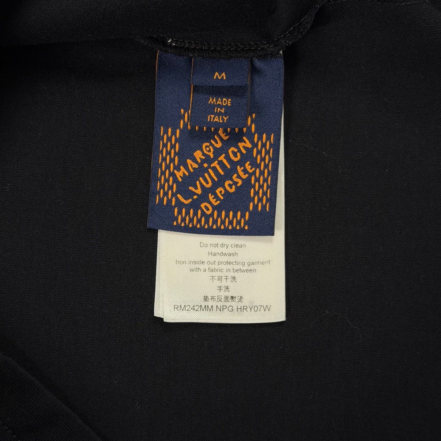 Louis Vuitton LV Tyler Collab Dog Embroidery Black Tee Size US M / EU 48-50 / 2 - 4 Thumbnail
