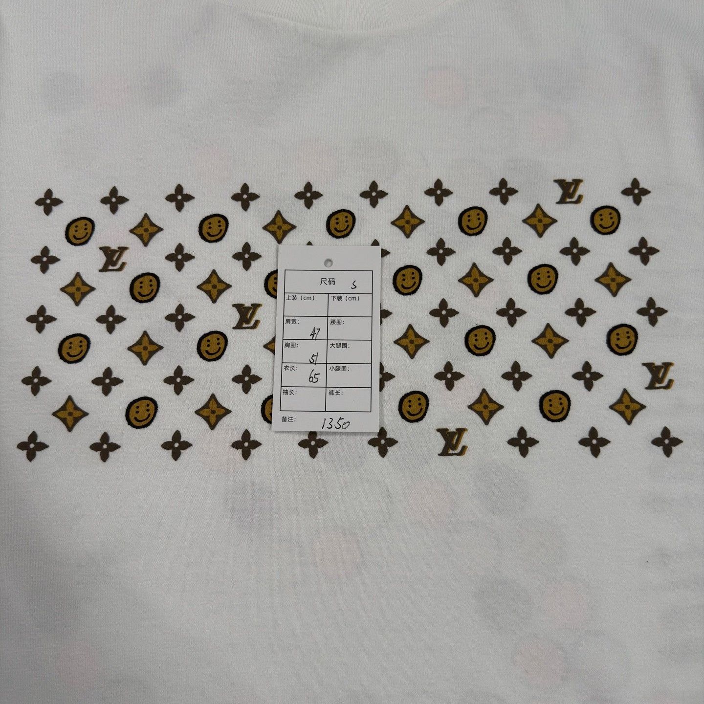 Louis Vuitton LV 2025 CPFM Collaboration White T-shirt Size US S / EU 44-46 / 1 - 6 Thumbnail