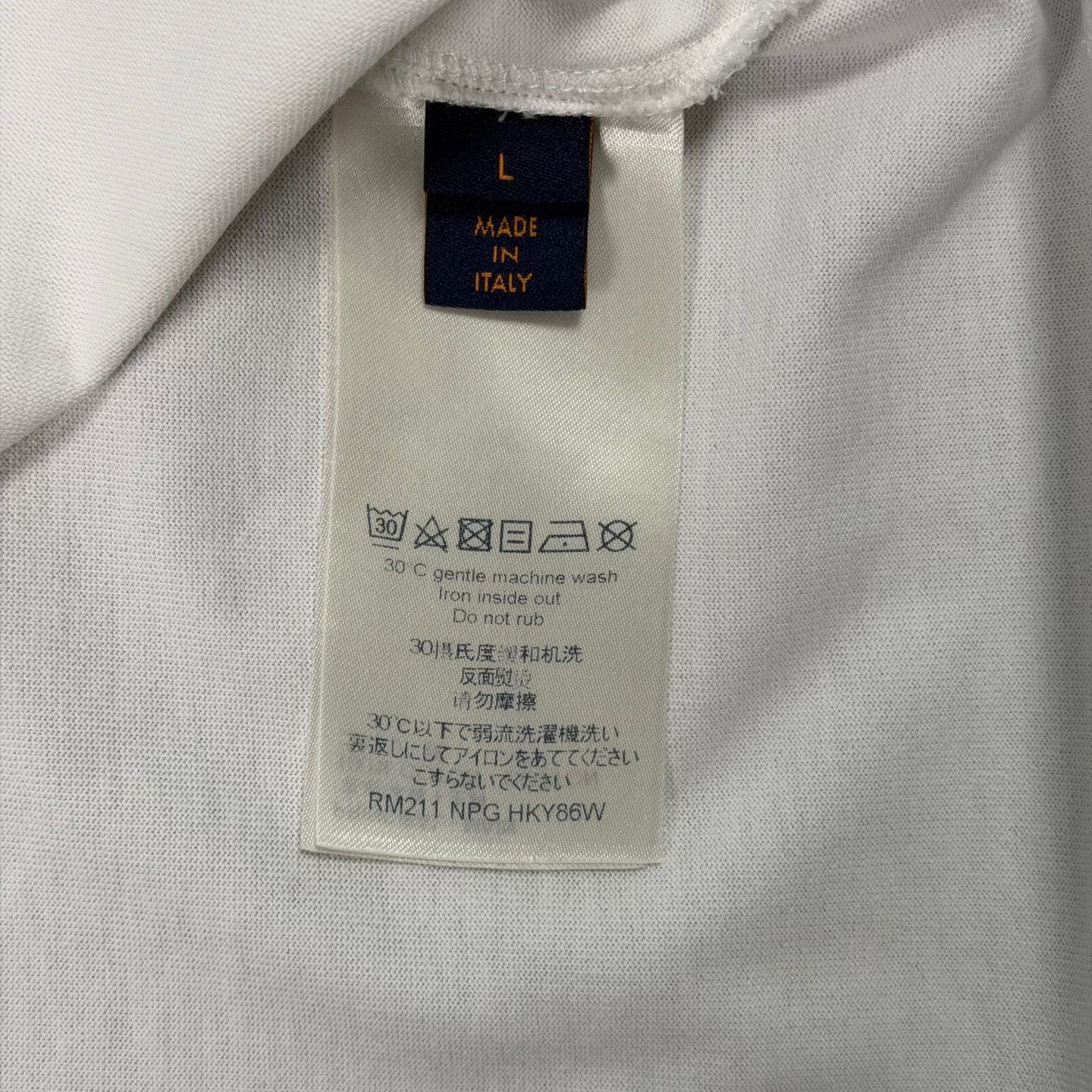 Louis Vuitton LV Paratrooper Print White T-Shirt Size US L / EU 52-54 / 3 - 4 Thumbnail
