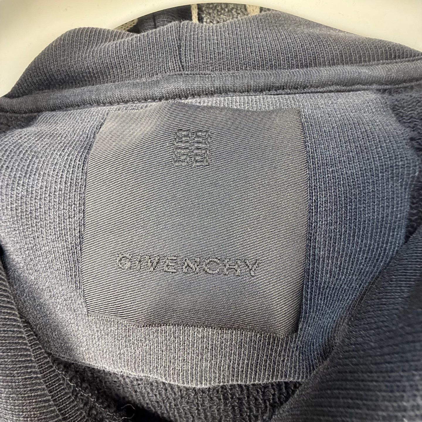 Givenchy GIVENCHY FW22 Washed Flocked Logo Hoodie Size US M / EU 48-50 / 2 - 3 Thumbnail