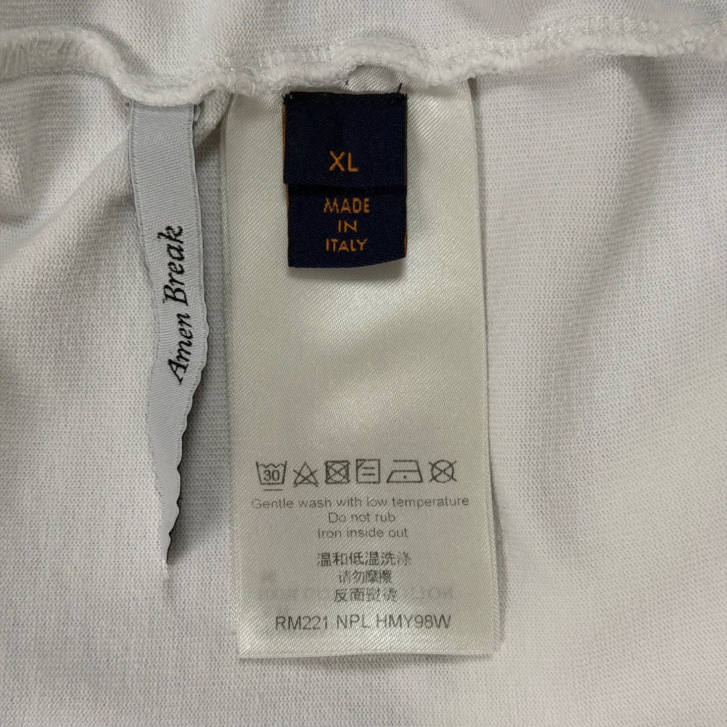 Louis Vuitton LV White Snow Mountain Melt Tee Size US XL / EU 56 / 4 - 4 Thumbnail