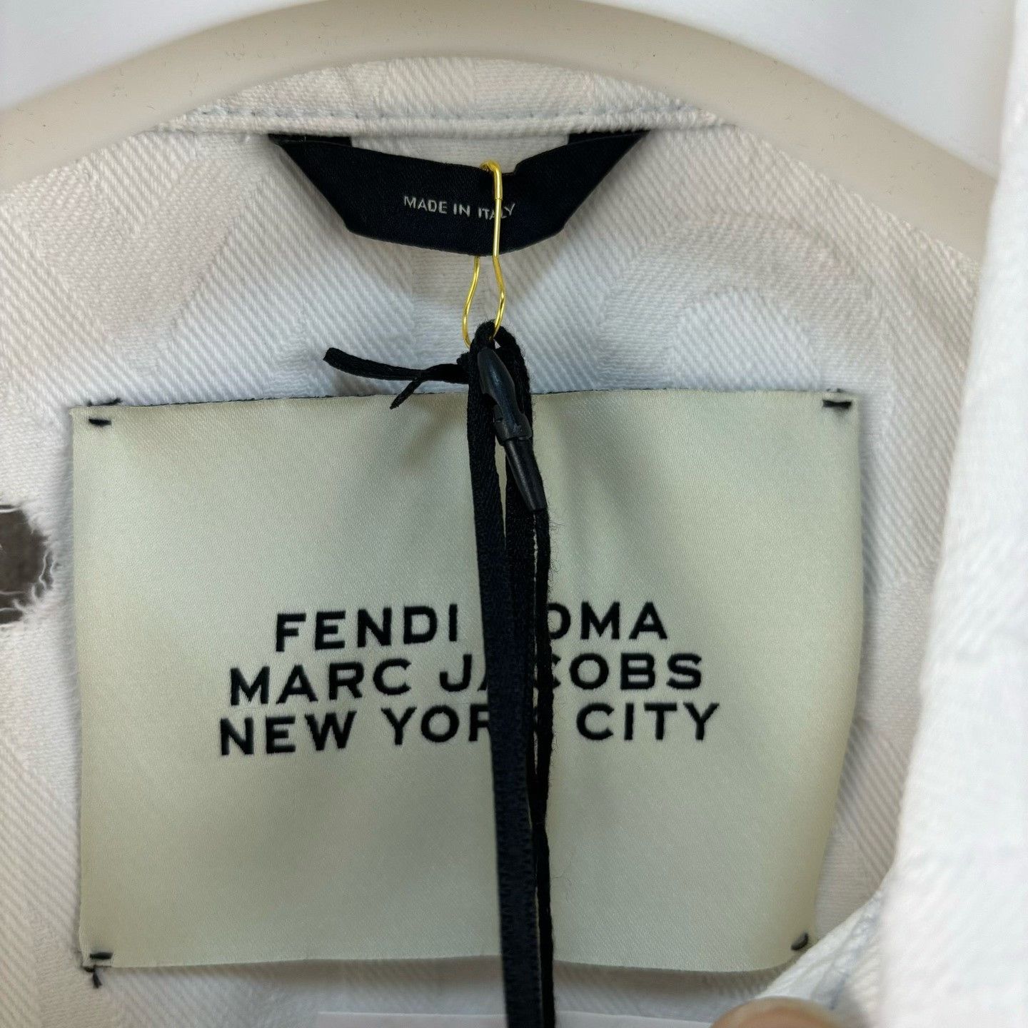 Fendi Fendi Capsule Double F Print Distressed Jacket Size US L / EU 52-54 / 3 - 4 Thumbnail