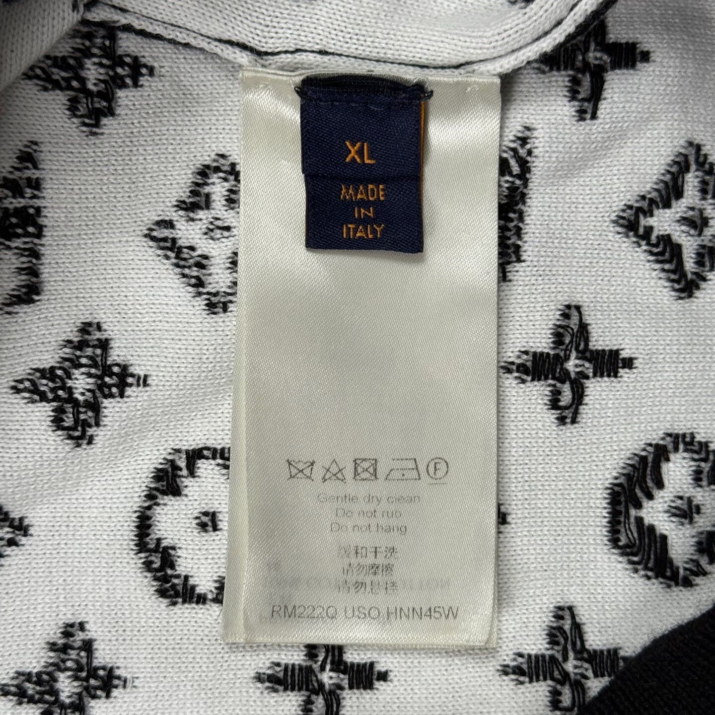 Louis Vuitton LV Black White Gradient Print Hoodie Size US XL / EU 56 / 4 - 4 Thumbnail