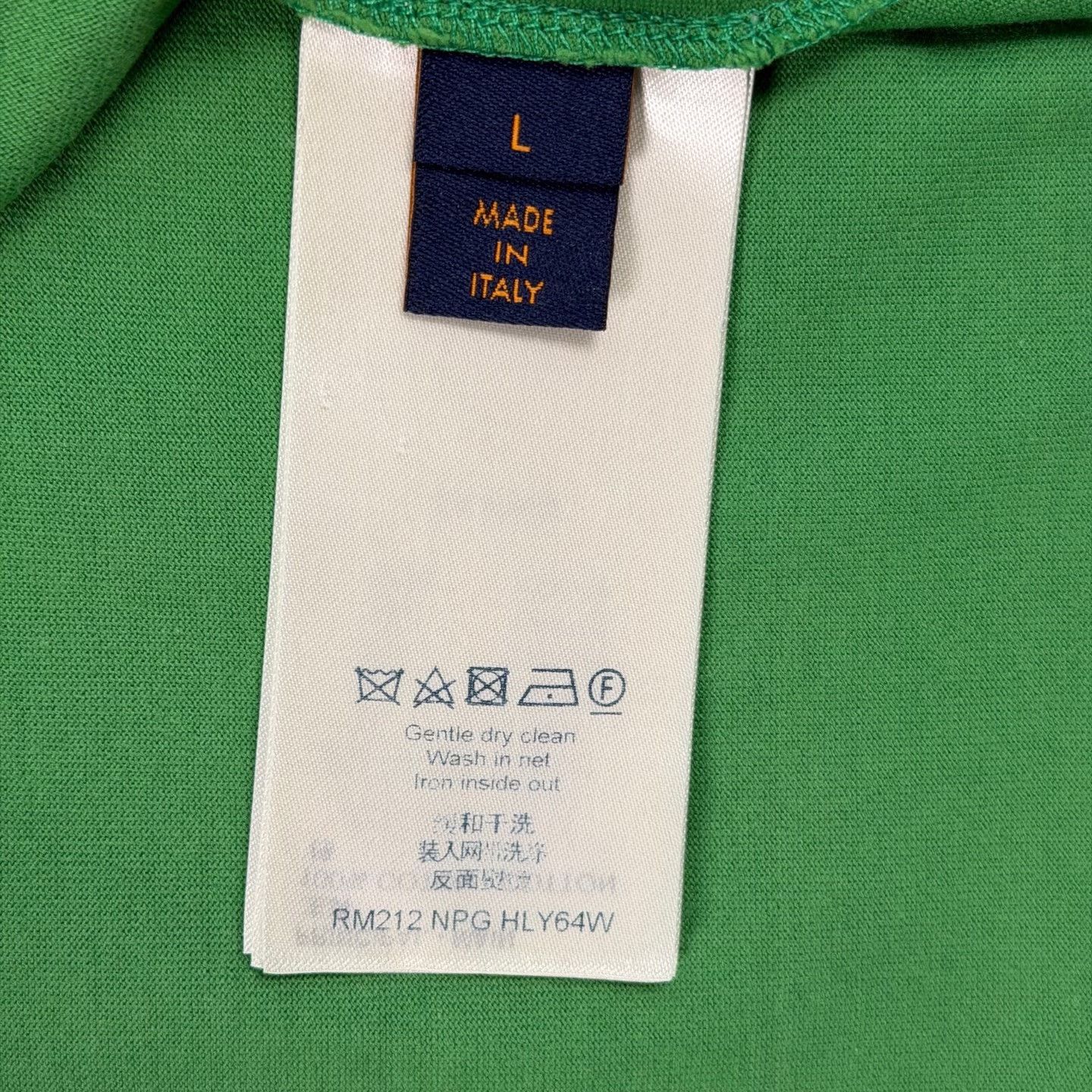 Louis Vuitton LV Embossed Logo Green Short-Sleeve Size US L / EU 52-54 / 3 - 4 Thumbnail