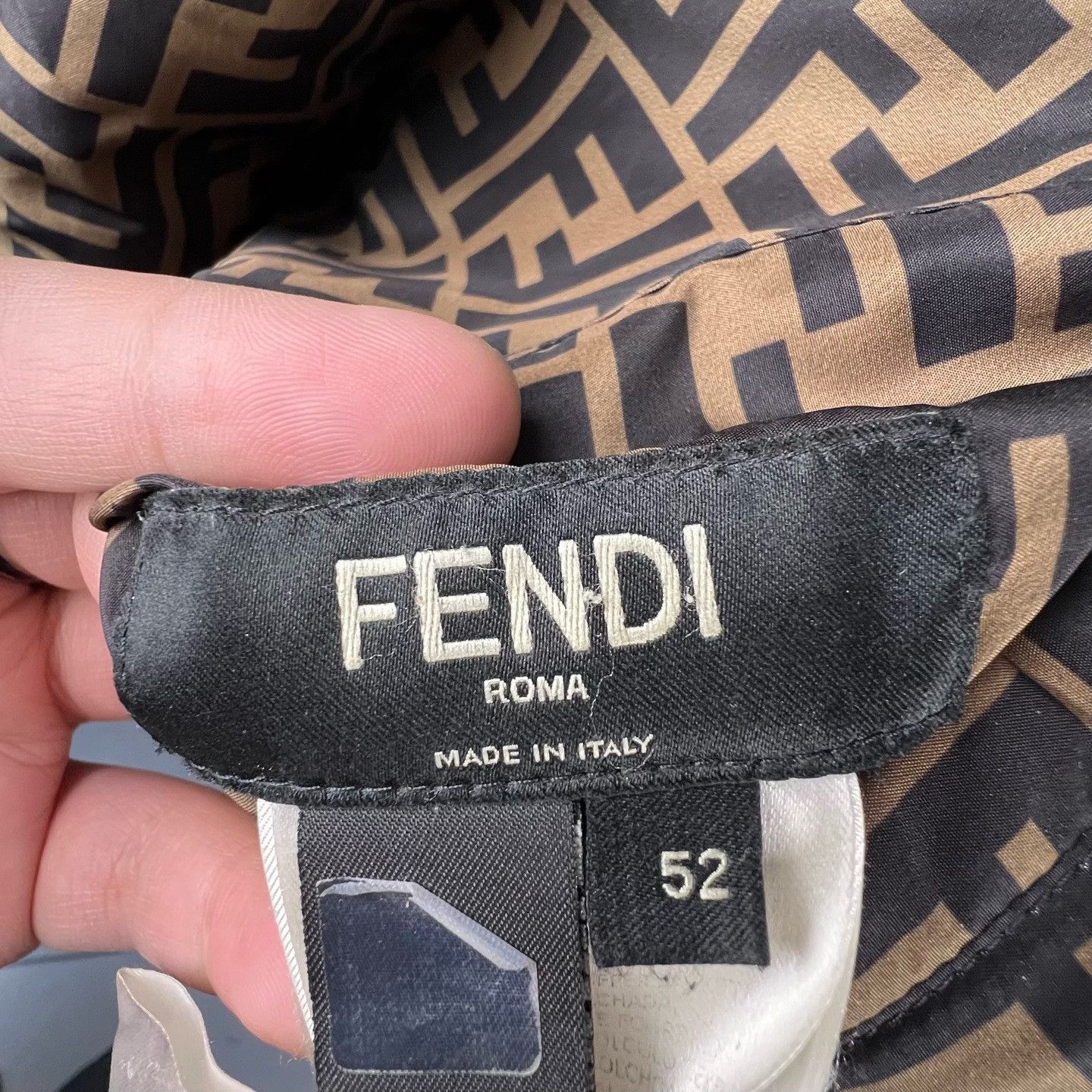 Fendi FENDI Monogram Reversible Hooded Down Jacket Size US L / EU 52-54 / 3 - 5 Thumbnail