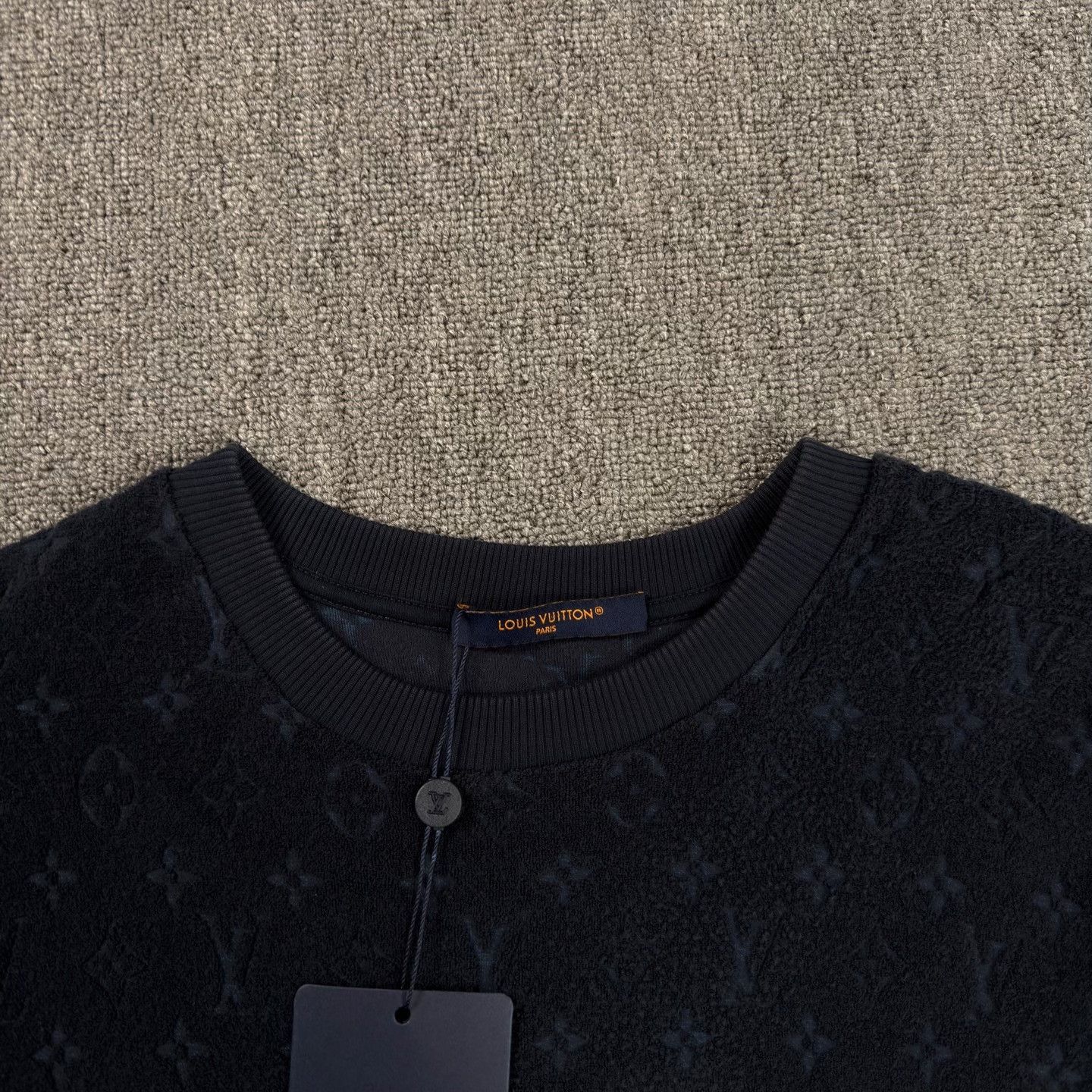 Louis Vuitton LV 25 Terry Cloth All-Over Print Navy Tee Size US M / EU 48-50 / 2 - 3 Thumbnail