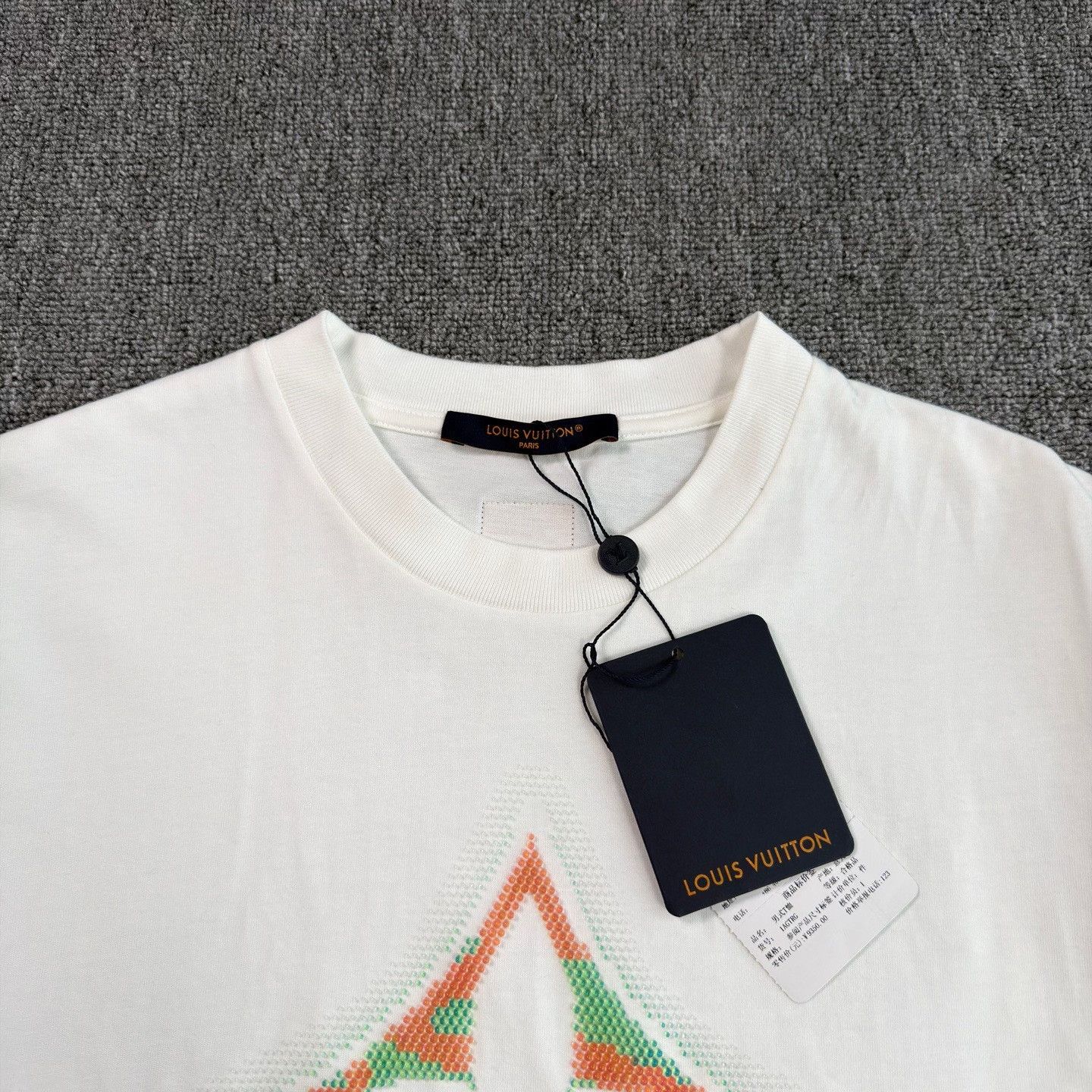 Louis Vuitton LV 25 Three-Flower Beaded White Tee Size S / US 4 / IT 40 - 3 Thumbnail