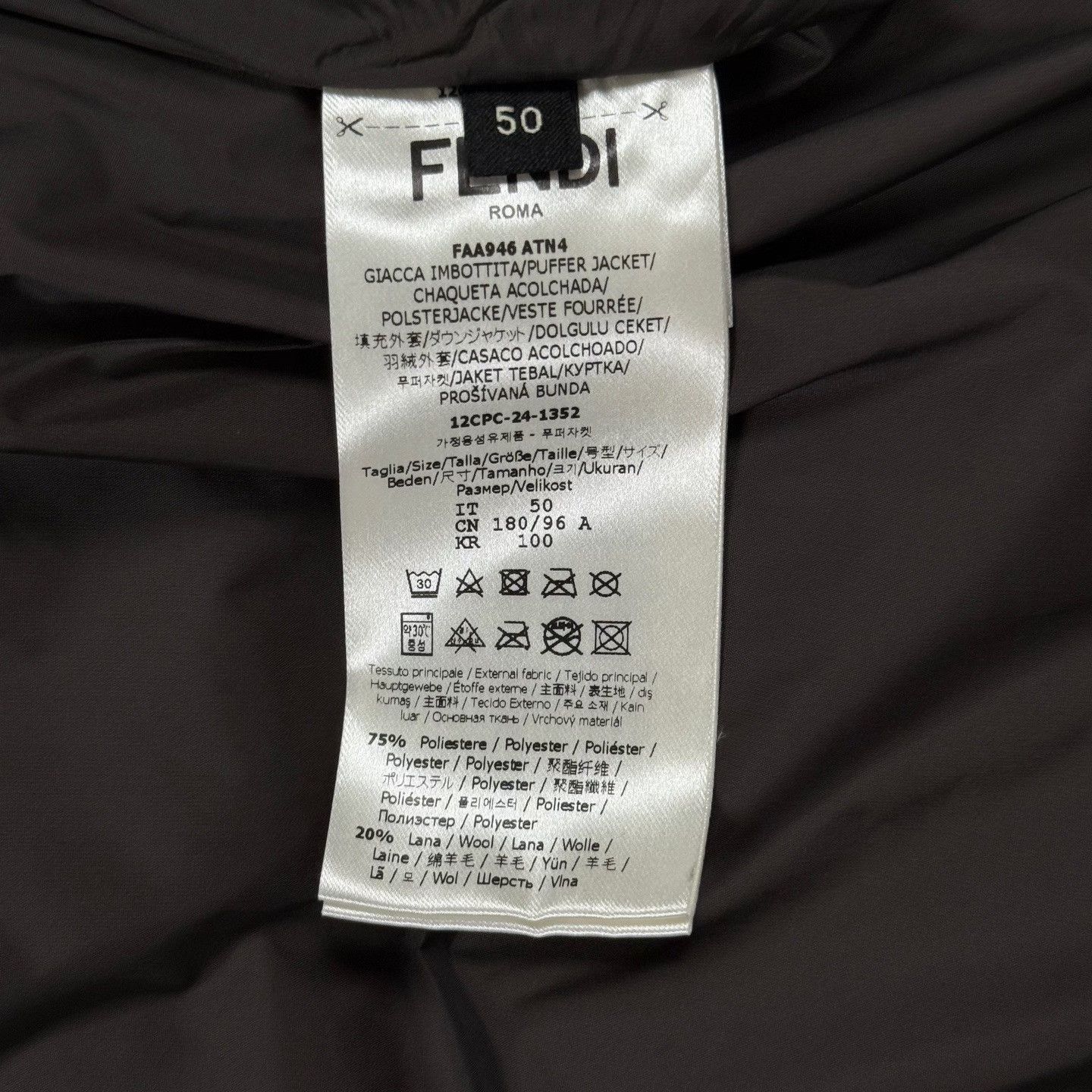 Fendi Fendi 2024 Monogram Puffer Jacket Size US M / EU 48-50 / 2 - 5 Thumbnail
