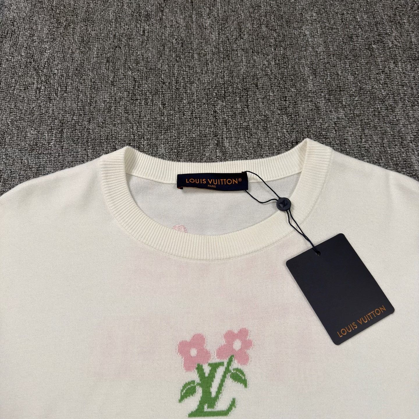 Louis Vuitton LV Tyler Collaboration Floral Knit Tee Size L / US 10 / IT 46 - 3 Thumbnail