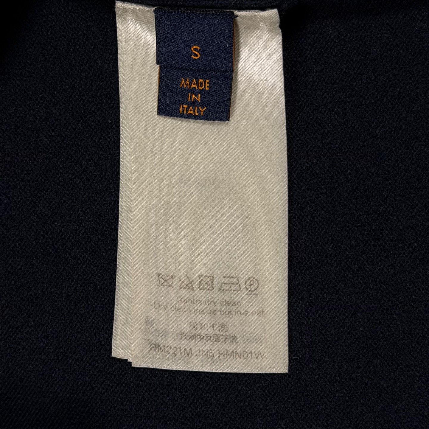 Louis Vuitton LV Nigo Heart Pattern Navy Knit Tee Size S / US 4 / IT 40 - 7 Thumbnail