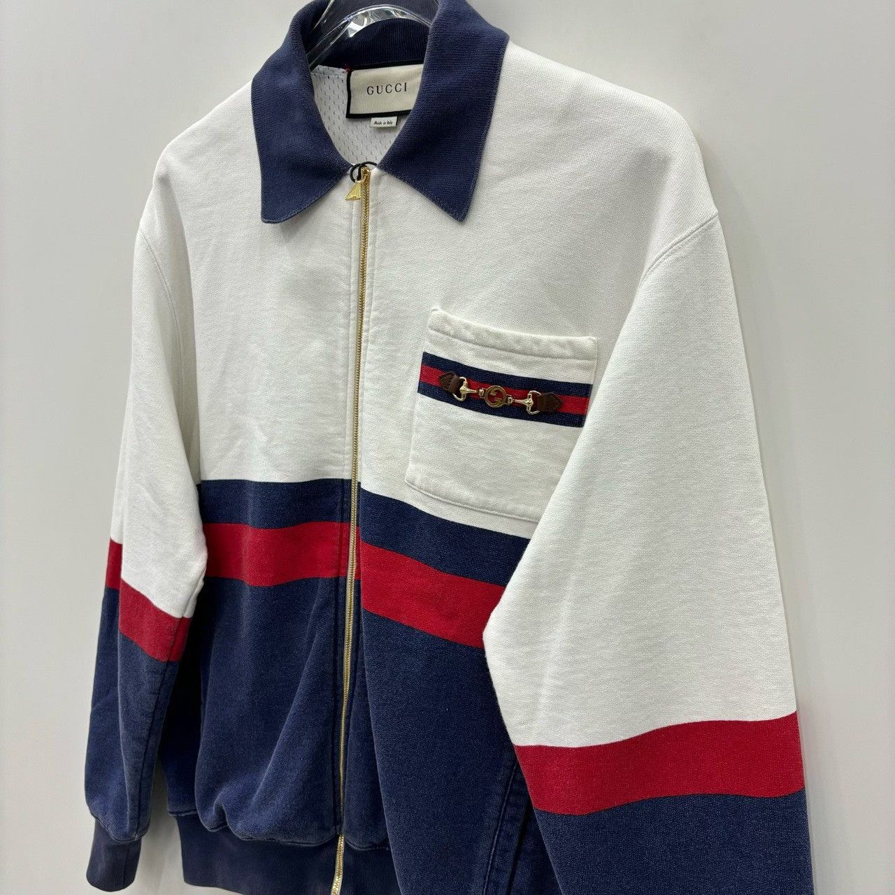 Gucci Gucci Washed Stripe Zip Jacket Size XS / US 0-2 / IT 36-38 - 2 Thumbnail