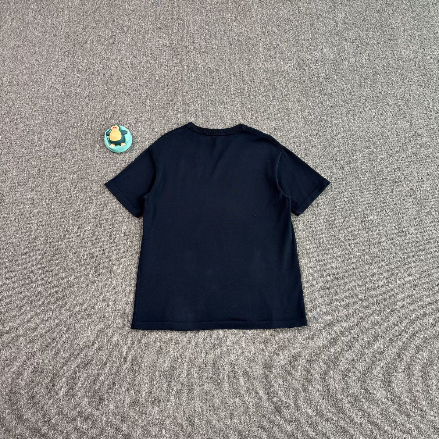Nigo LV Nigo Heart Pattern Navy Knit Tee Size US S / EU 44-46 / 1 - 2 Thumbnail