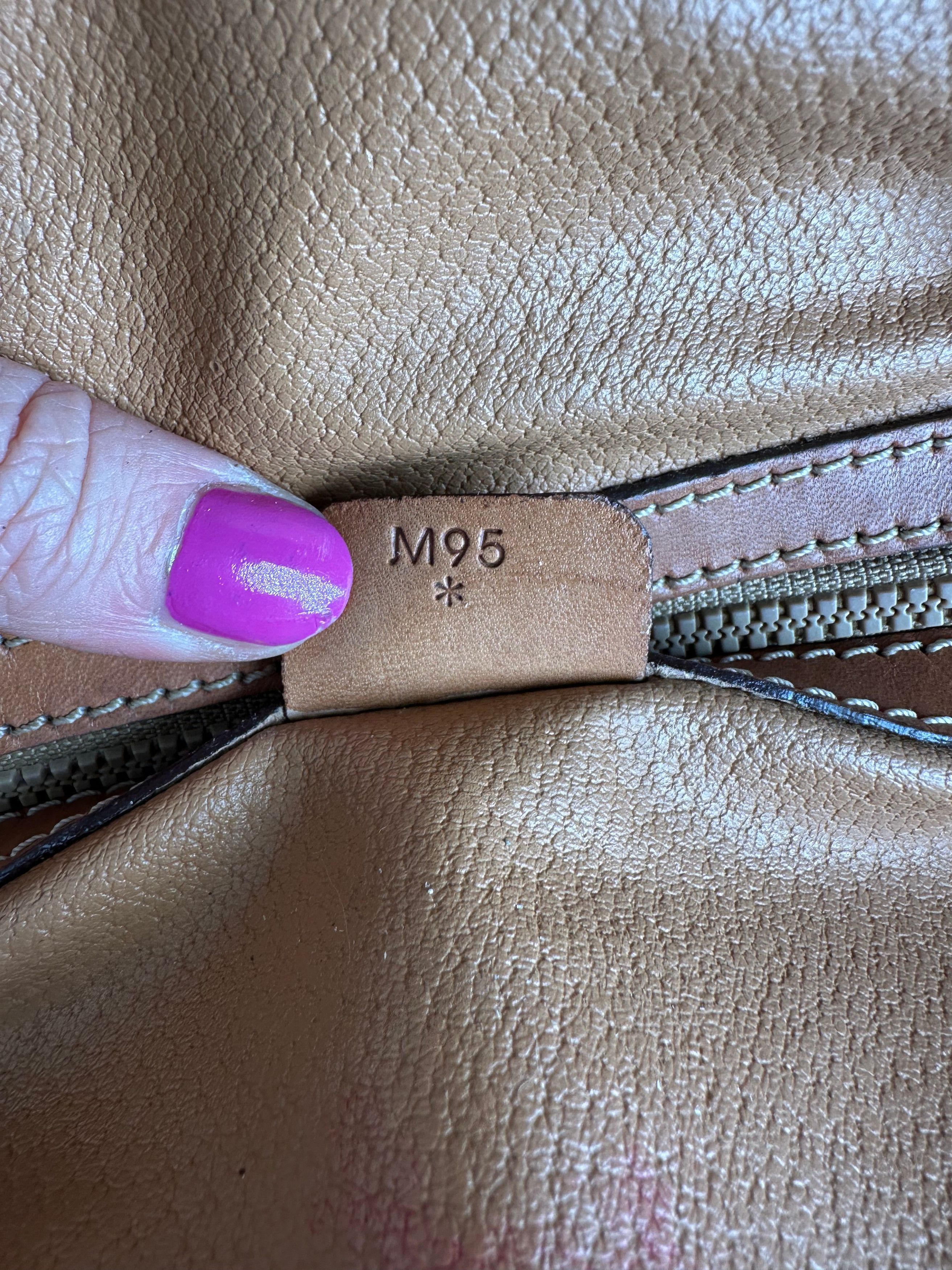 Celine Vintage Paris Triomphe Monogram Leather Handbag Brown Size ONE SIZE - 9 Thumbnail