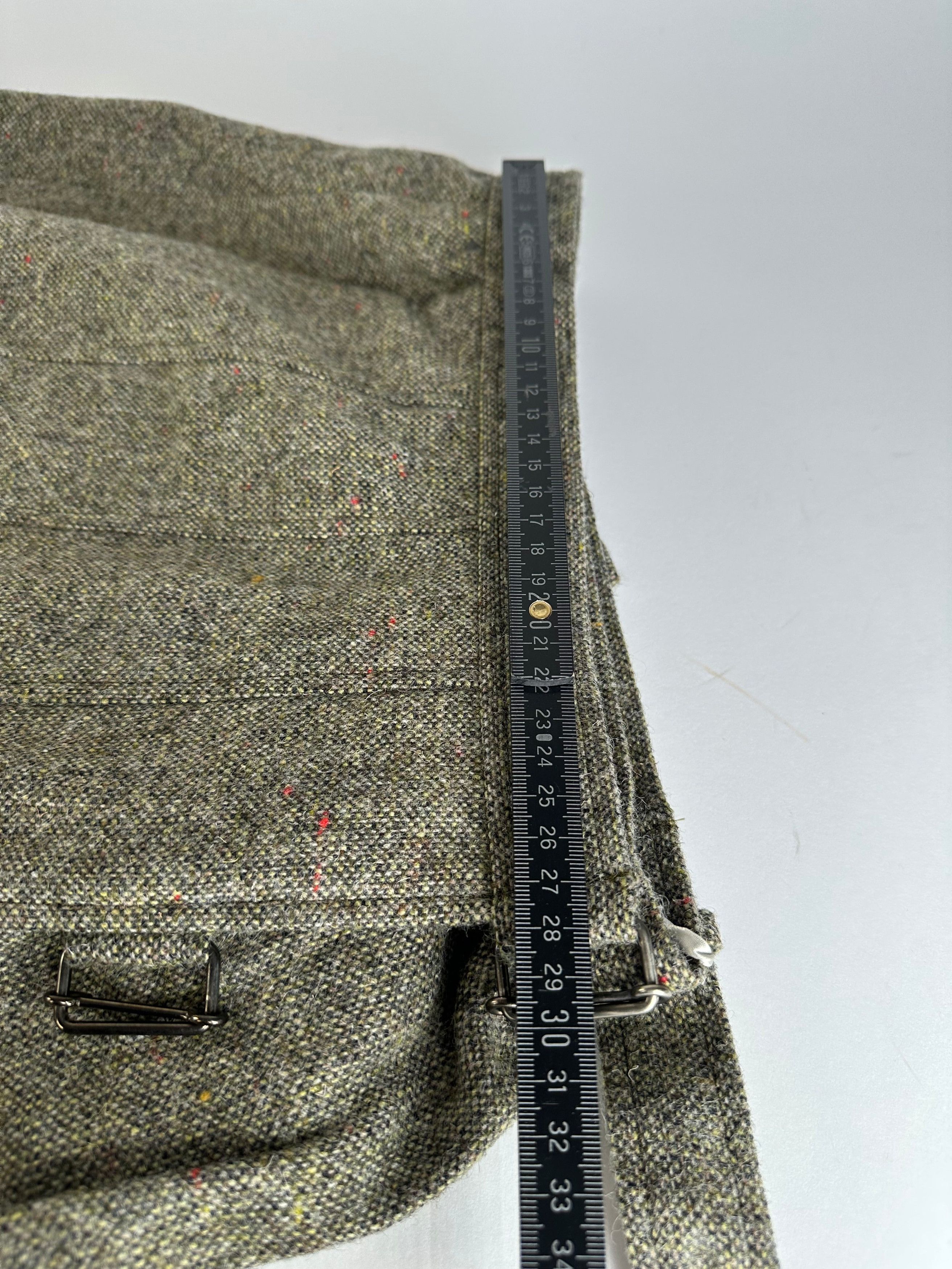 Dior Vintage Wool Long Skirt Grey M Size 30" / US 8 / IT 44 - 6 Thumbnail