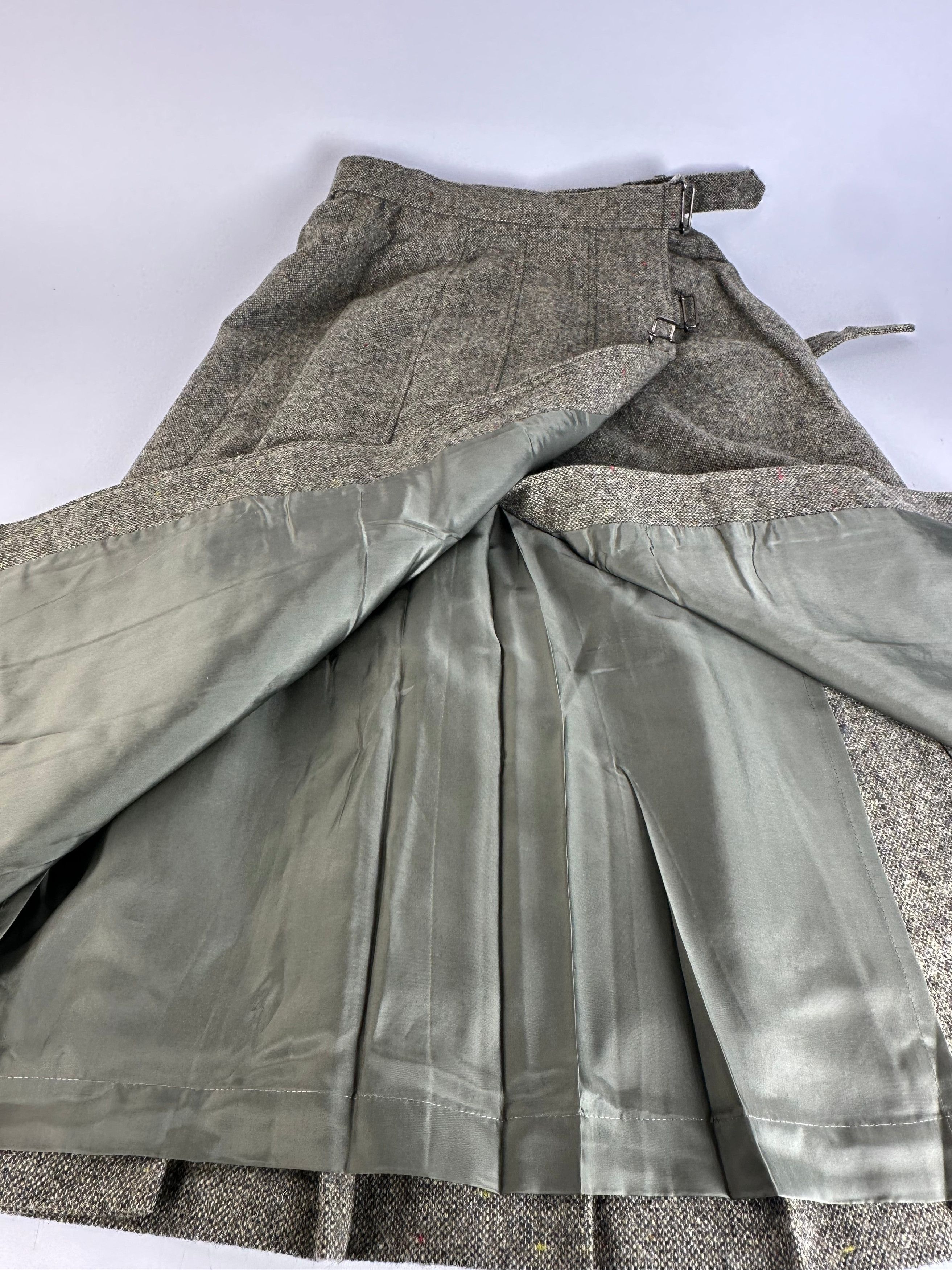 Dior Vintage Wool Long Skirt Grey M Size 30" / US 8 / IT 44 - 7 Thumbnail