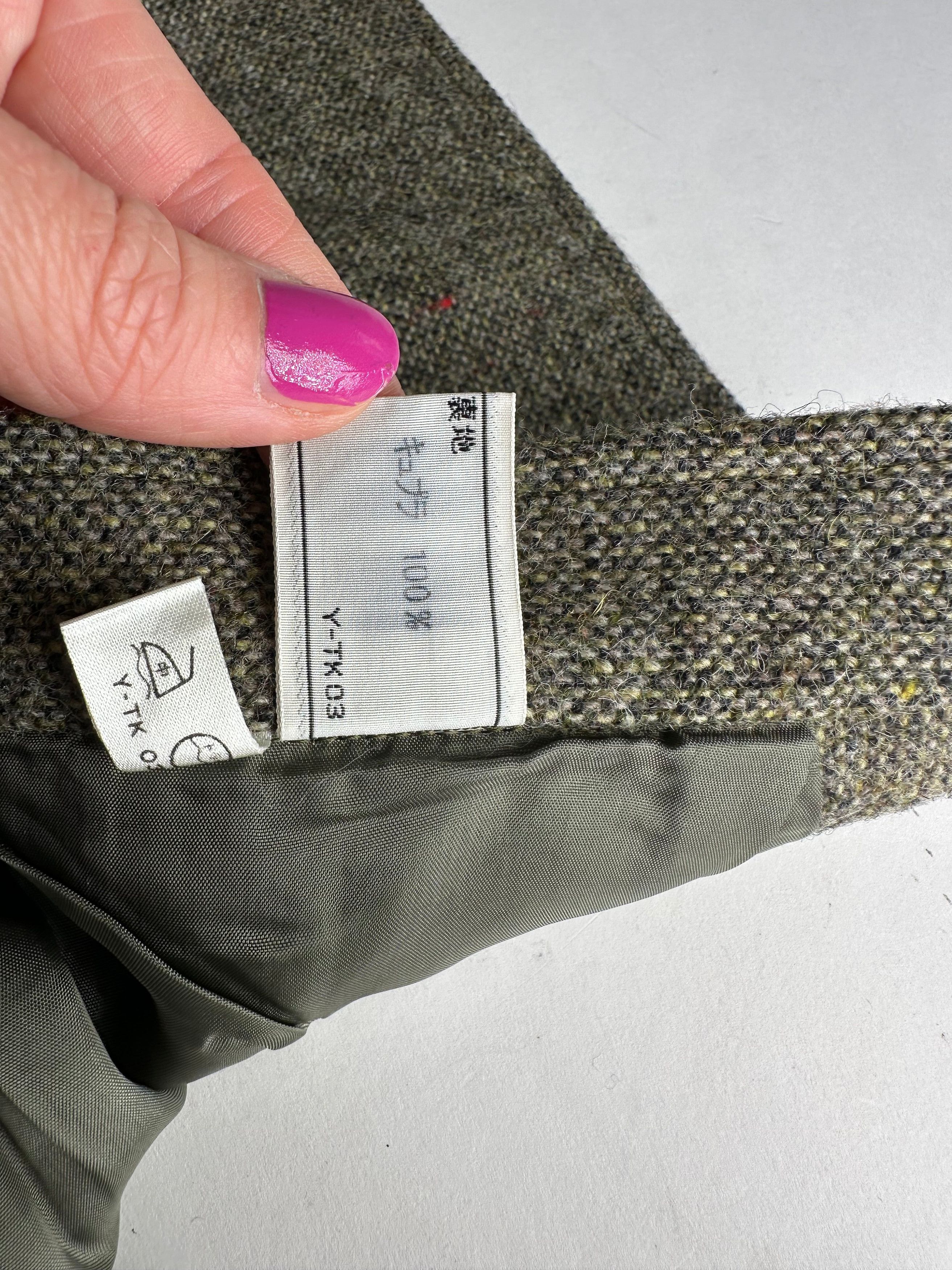 Dior Vintage Wool Long Skirt Grey M Size 30" / US 8 / IT 44 - 10 Thumbnail