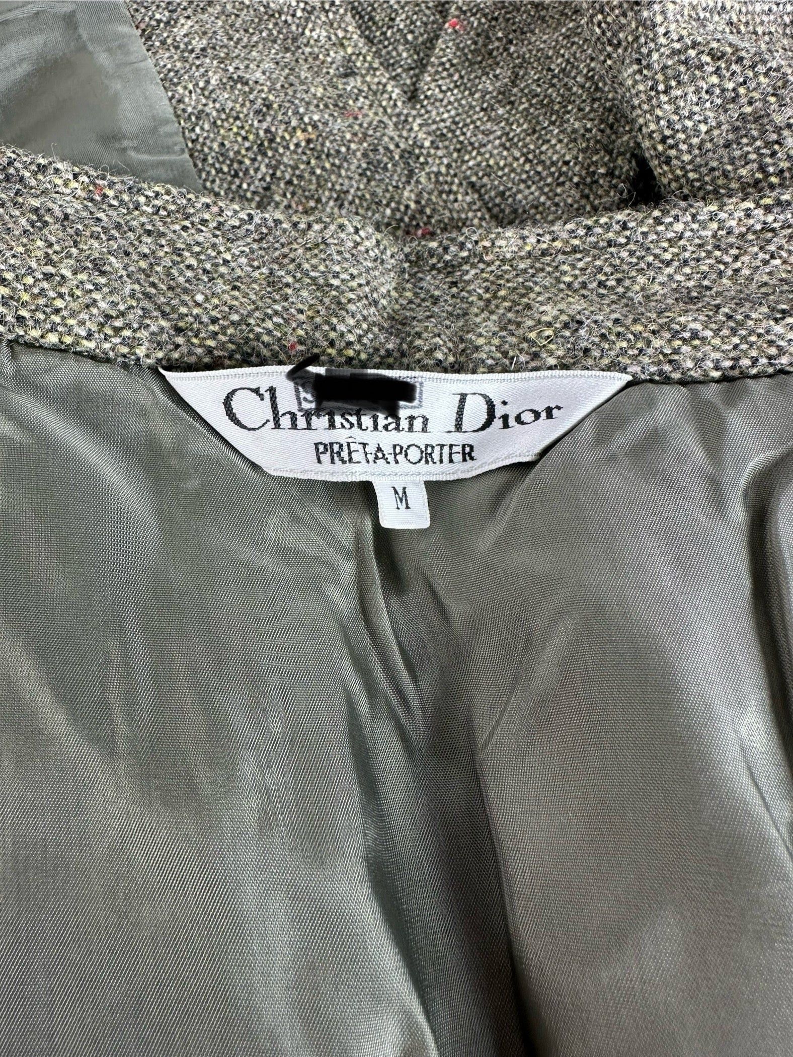 Dior Vintage Wool Long Skirt Grey M Size 30" / US 8 / IT 44 - 8 Thumbnail