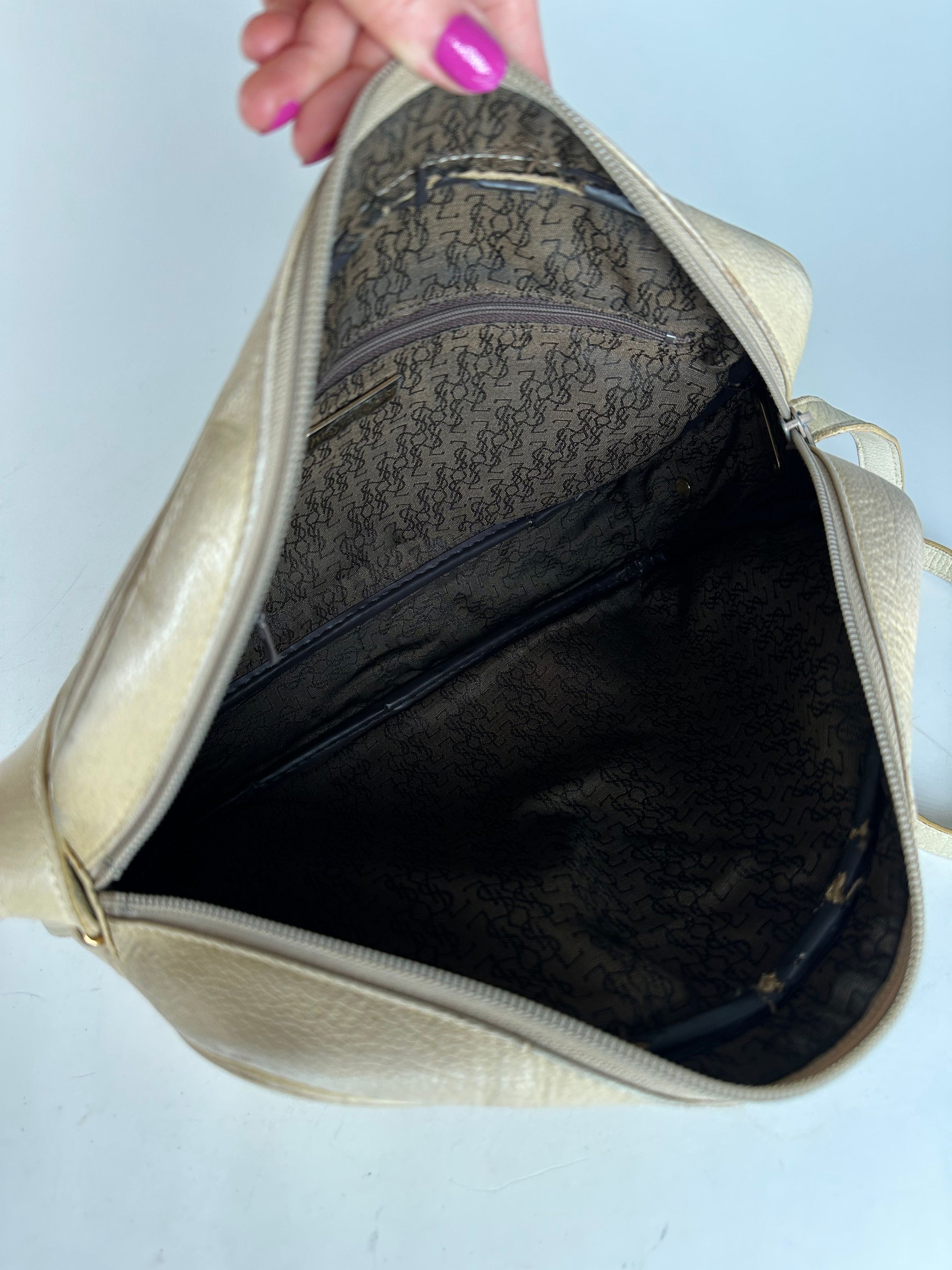 Other Vintage Yves Saint Laurent Leather Shoulder Bag Beige Size ONE SIZE - 6 Thumbnail