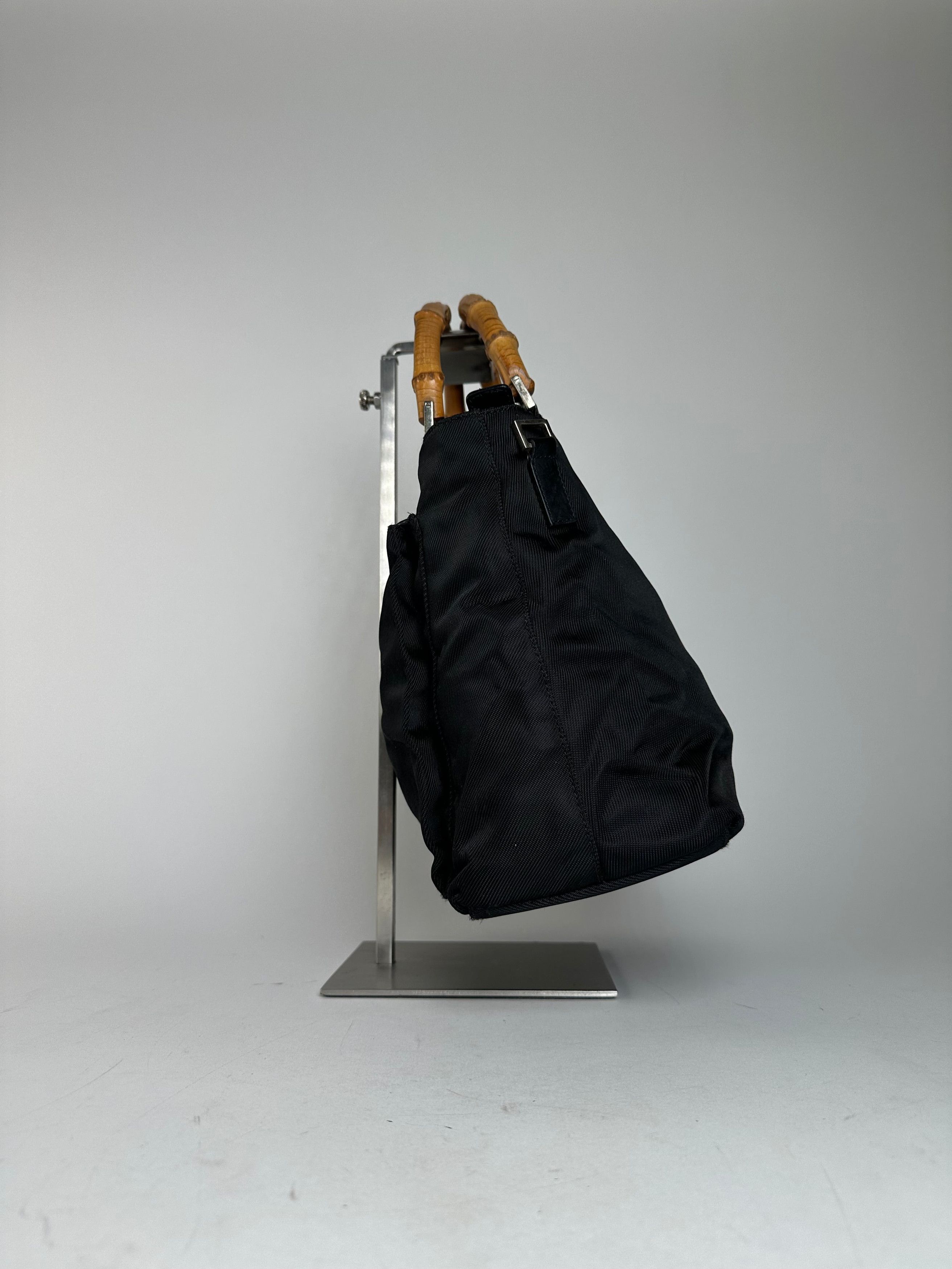 Gucci Vintage Bamboo Handbag Black Size ONE SIZE - 5 Thumbnail