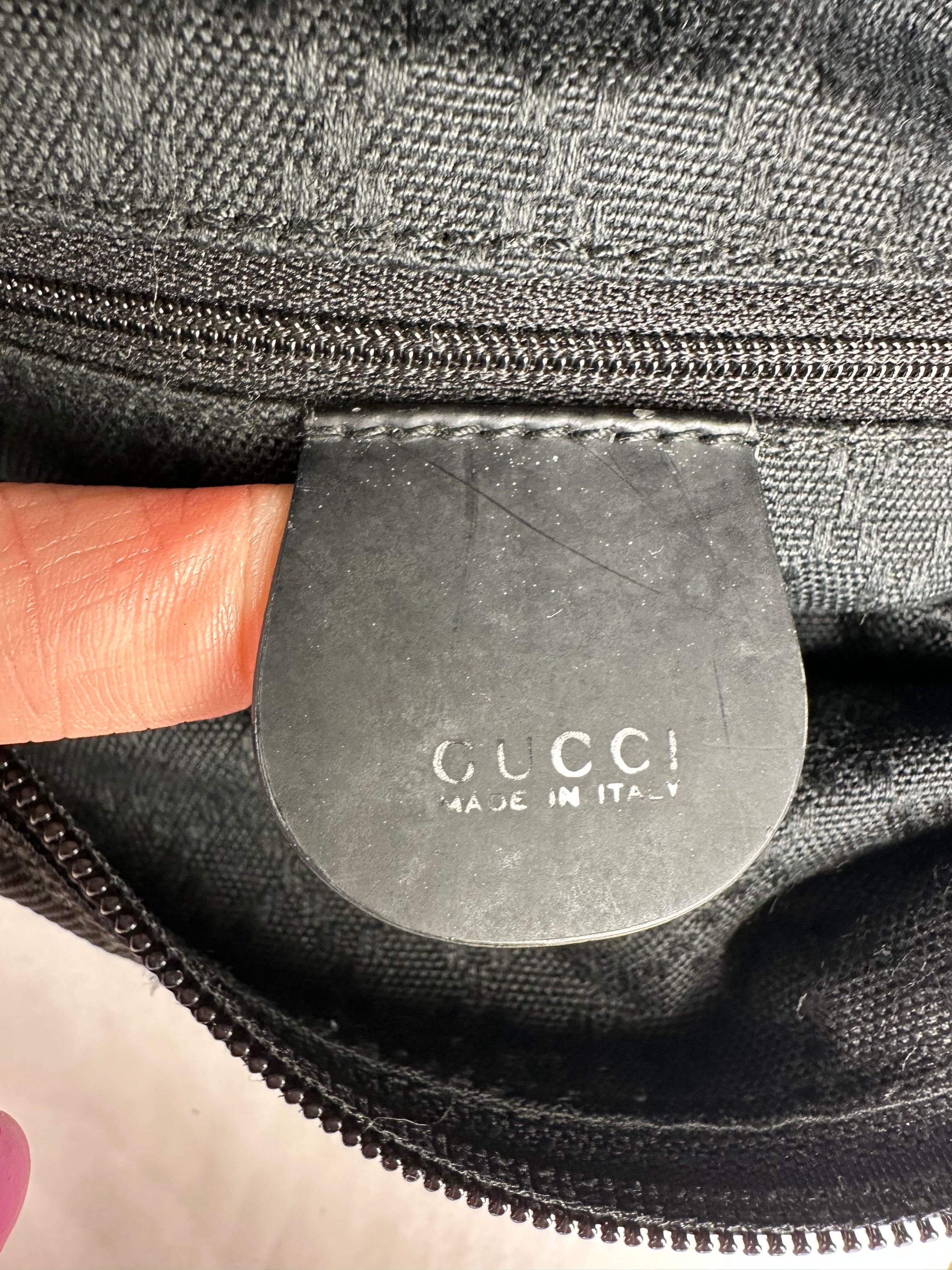 Gucci Vintage Bamboo Handbag Black Size ONE SIZE - 3 Thumbnail