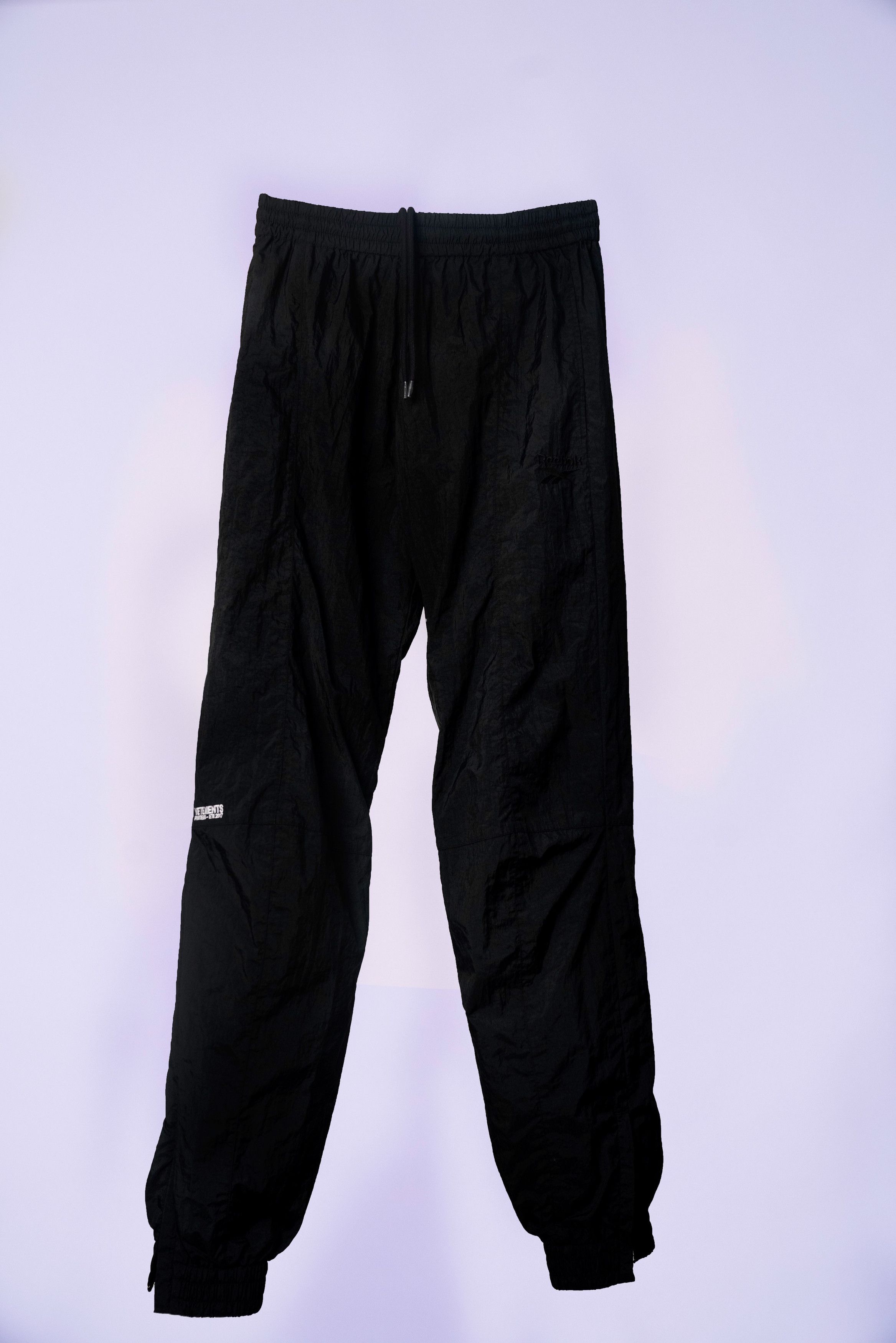 Vetements Vetements x Reebok black biker track pants | Grailed
