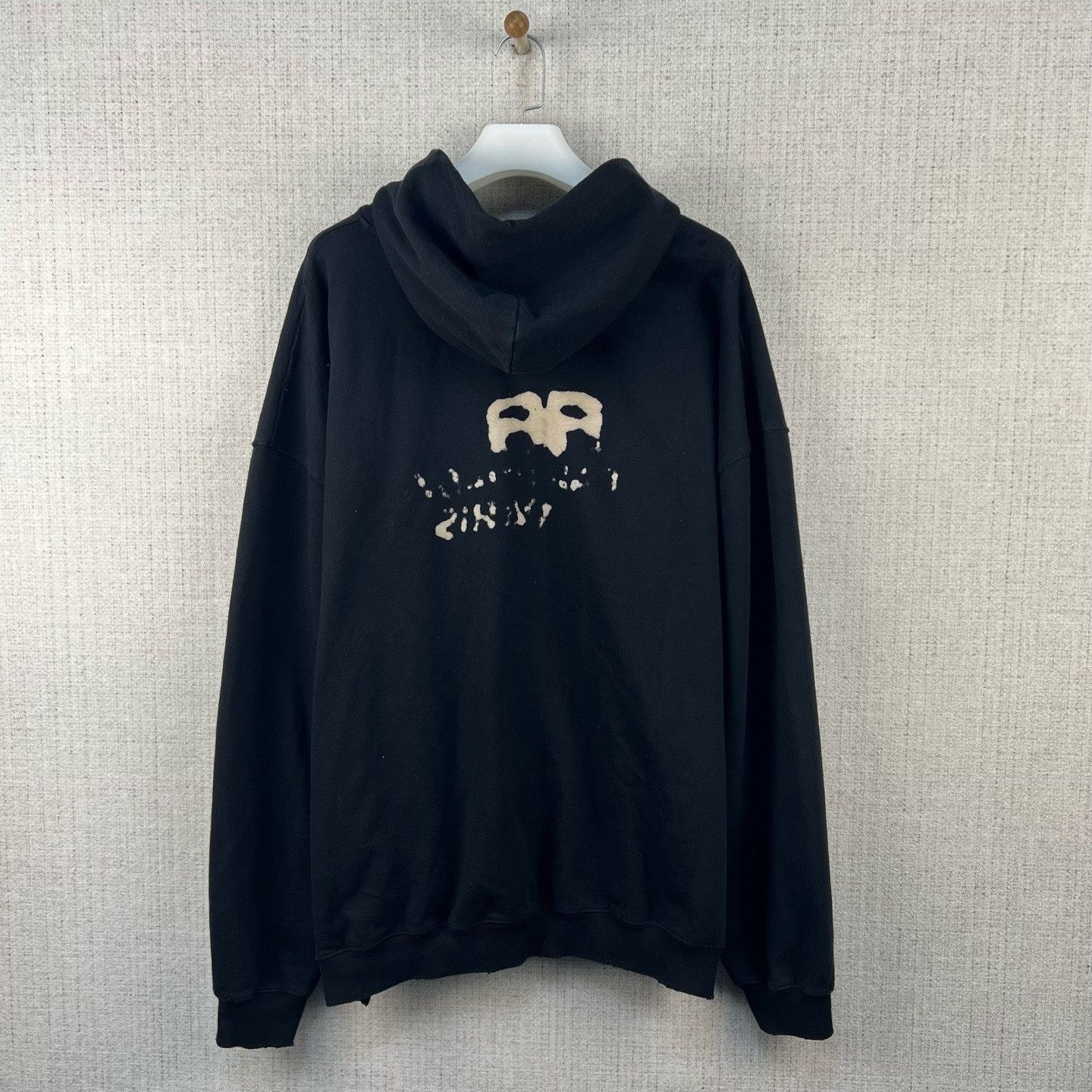 Balenciaga Balenciaga Splatter Logo Oversized Hoodie Size US M / EU 48-50 / 2 - 3 Thumbnail