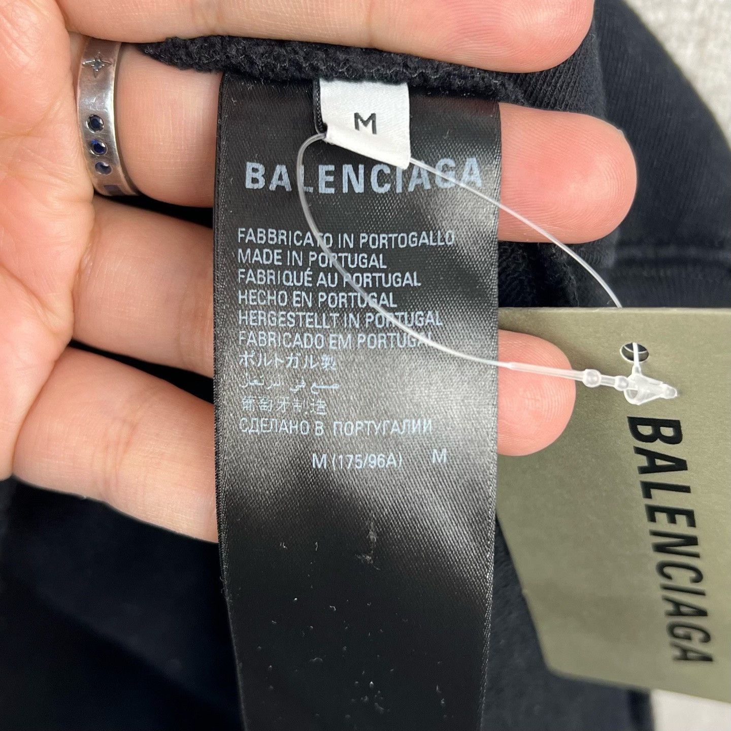 Balenciaga Balenciaga Splatter Logo Oversized Hoodie Size US M / EU 48-50 / 2 - 5 Thumbnail