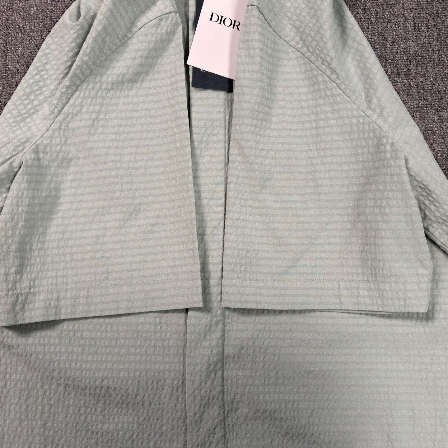 Dior Dior Green Striped Short-Sleeve Shirt Size US XS / EU 42 / 0 - 4 Thumbnail