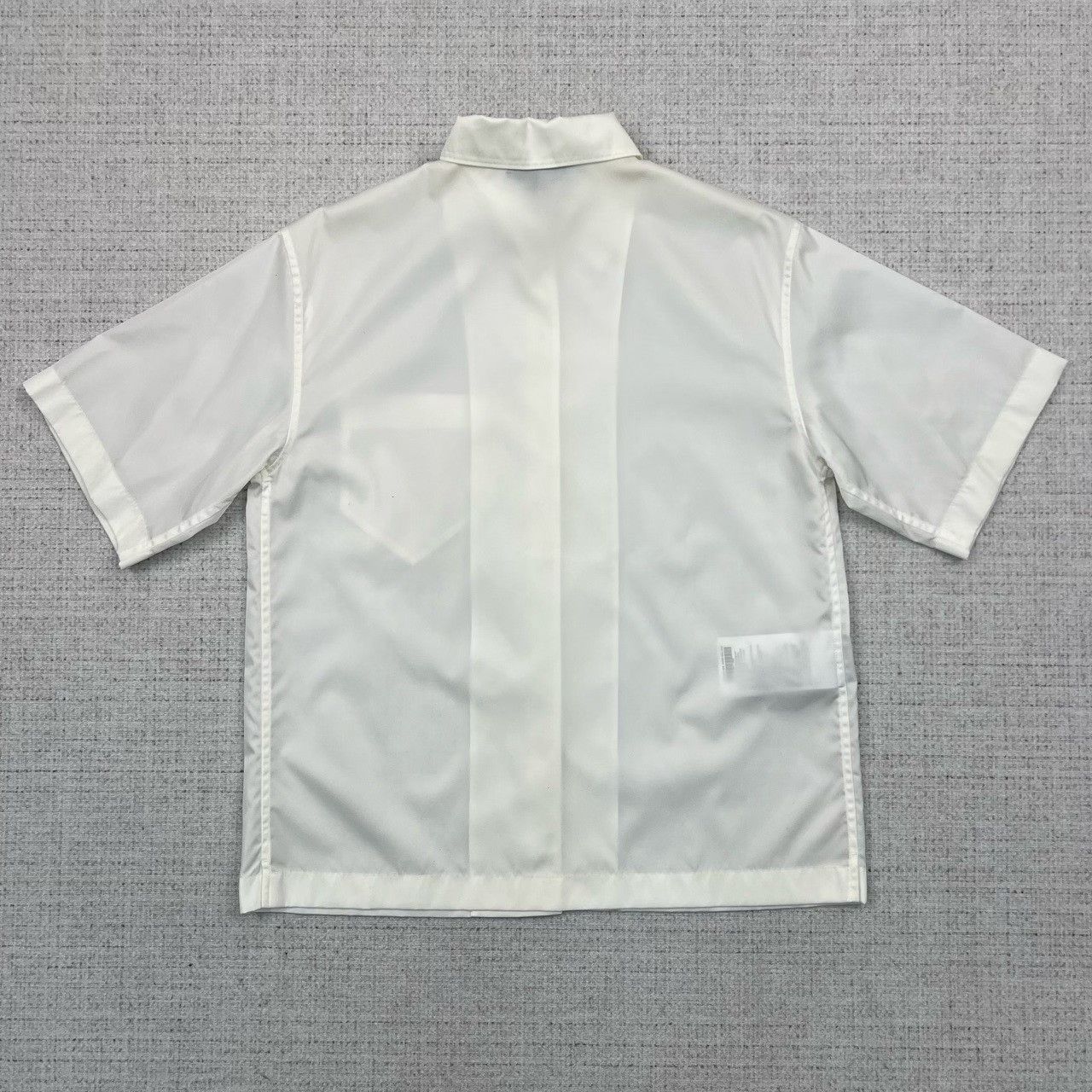 Prada PRADA Inverted Triangle Logo Recycled Nylon Shirt Size S / US 4 / IT 40 - 2 Thumbnail
