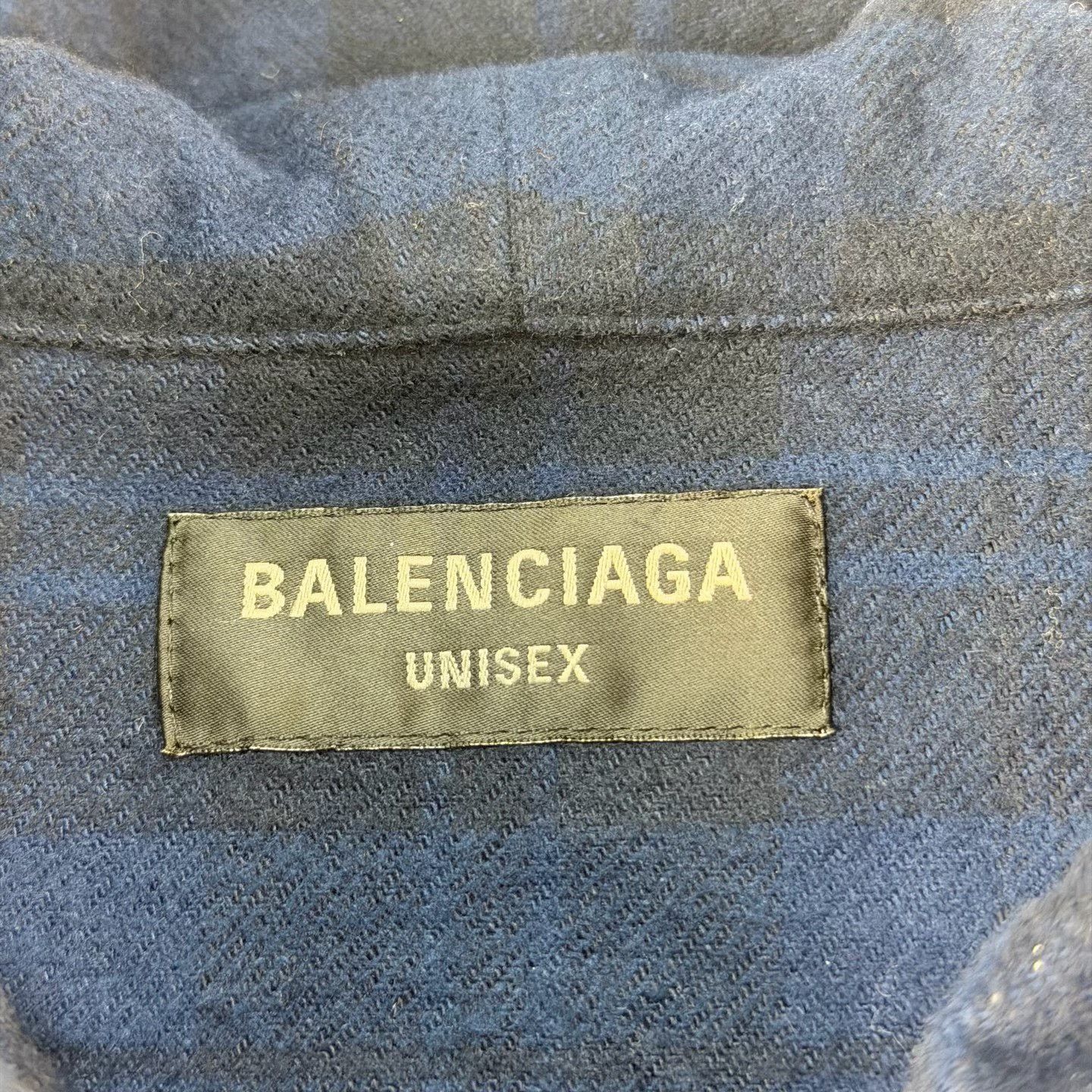 Balenciaga Balenciaga Plaid Embroidered Logo Hooded Jacket Size US S / EU 44-46 / 1 - 4 Thumbnail