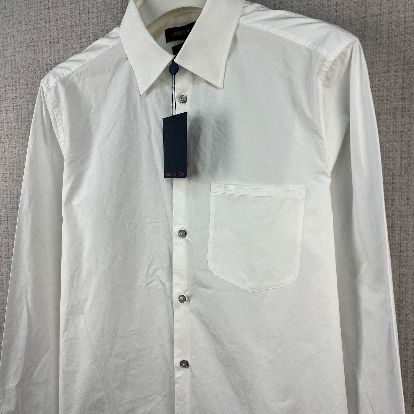 Louis Vuitton Louis Vuitton SS25 Logo Embroidered Shirt Size US XXS / EU 40 - 2 Thumbnail