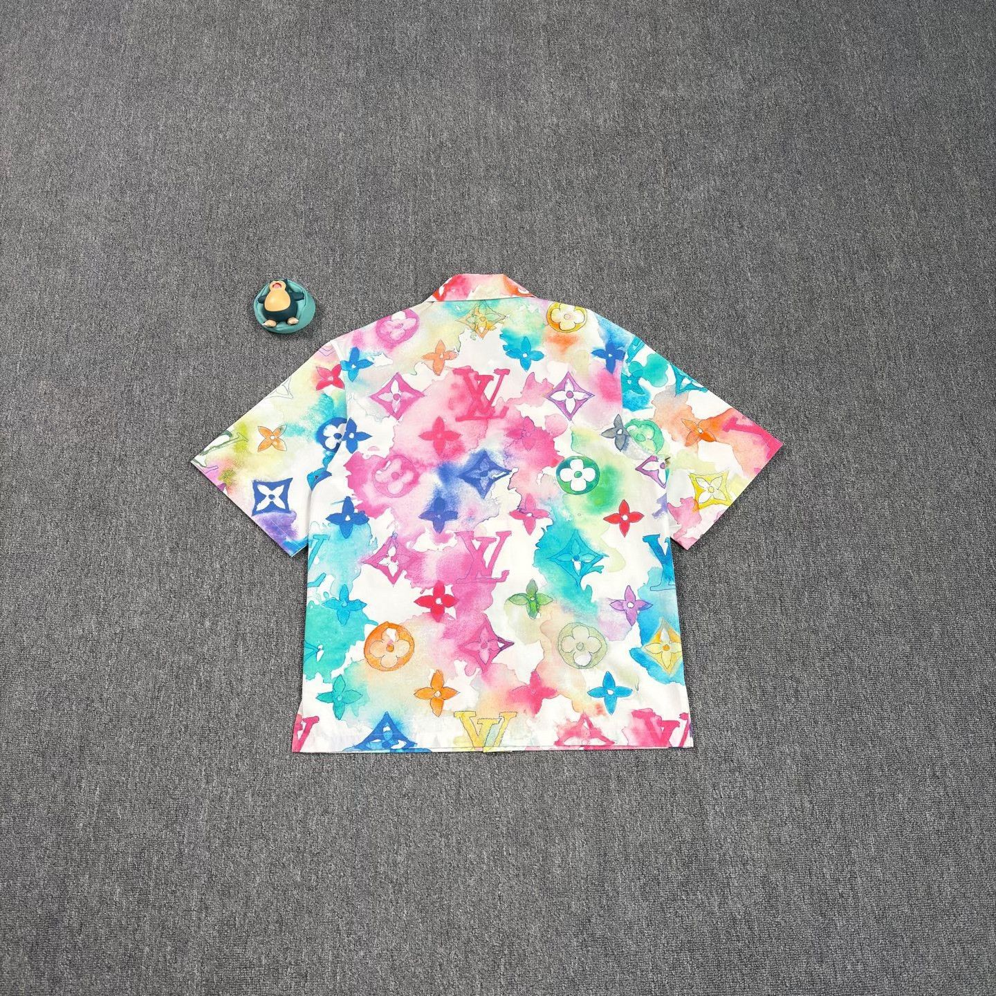 Louis Vuitton LV Ink Wash Print Short-sleeve Shirt Size XS / US 0-2 / IT 36-38 - 2 Thumbnail