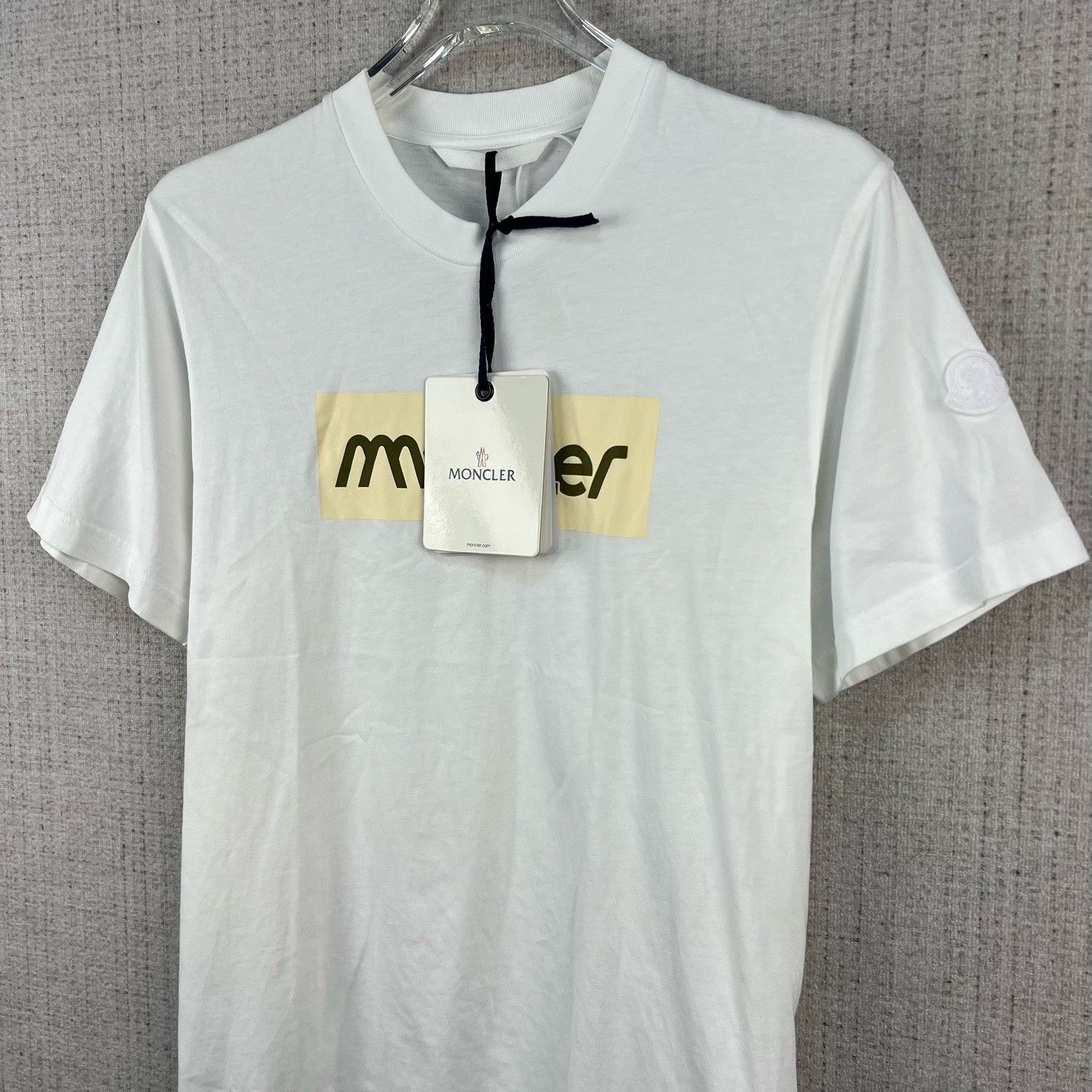 Moncler Moncler Letter Print Crew Neck T-Shirt Size US M / EU 48-50 / 2 - 2 Thumbnail