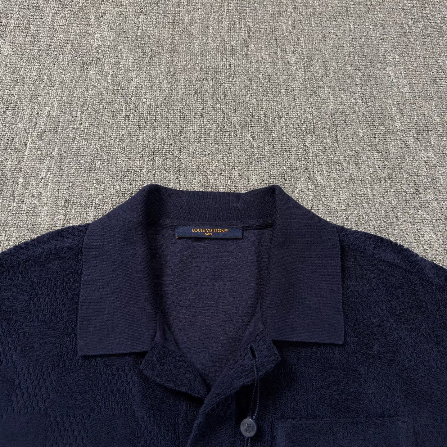 Louis Vuitton LV 25th Navy Terry Polo Shirt Size US XXL / EU 58 / 5 - 3 Thumbnail