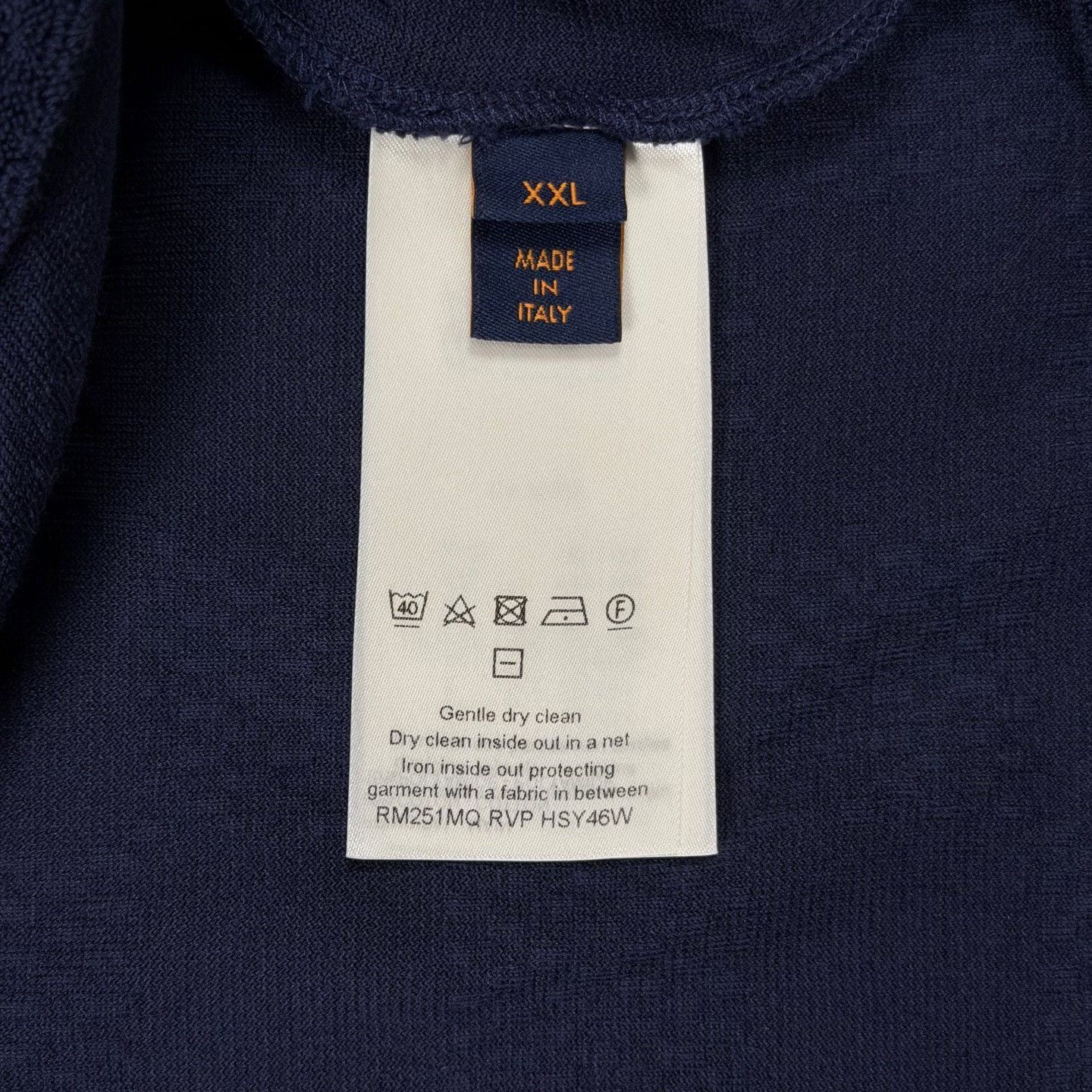 Louis Vuitton LV 25th Navy Terry Polo Shirt Size US XXL / EU 58 / 5 - 4 Thumbnail